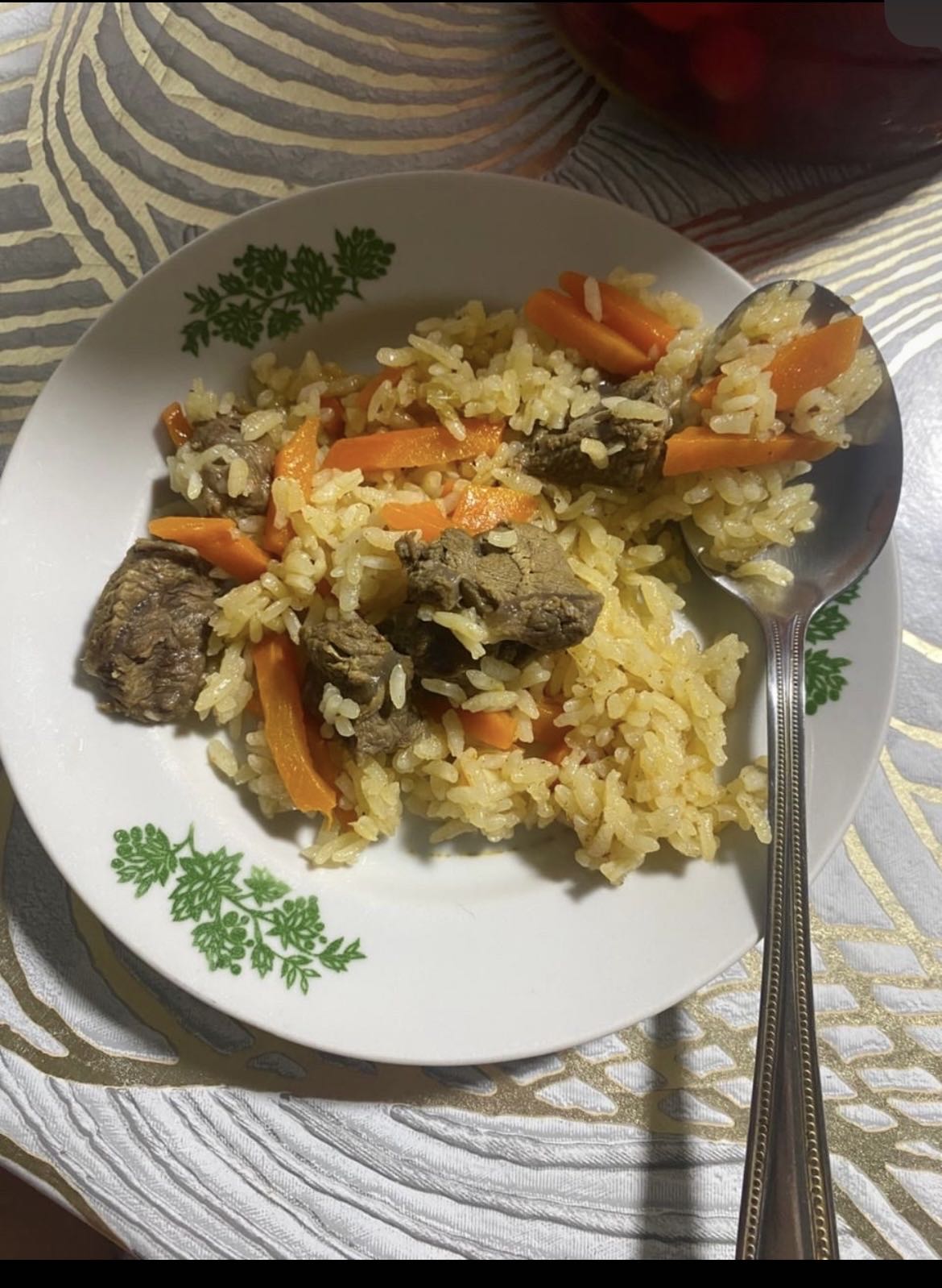Плов с говядиной