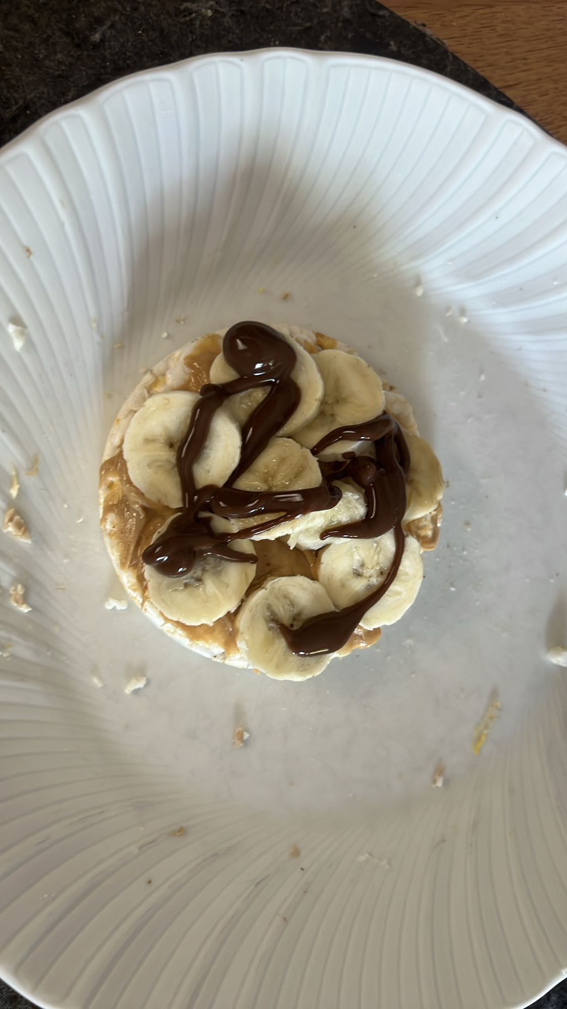 Galletta con banana
