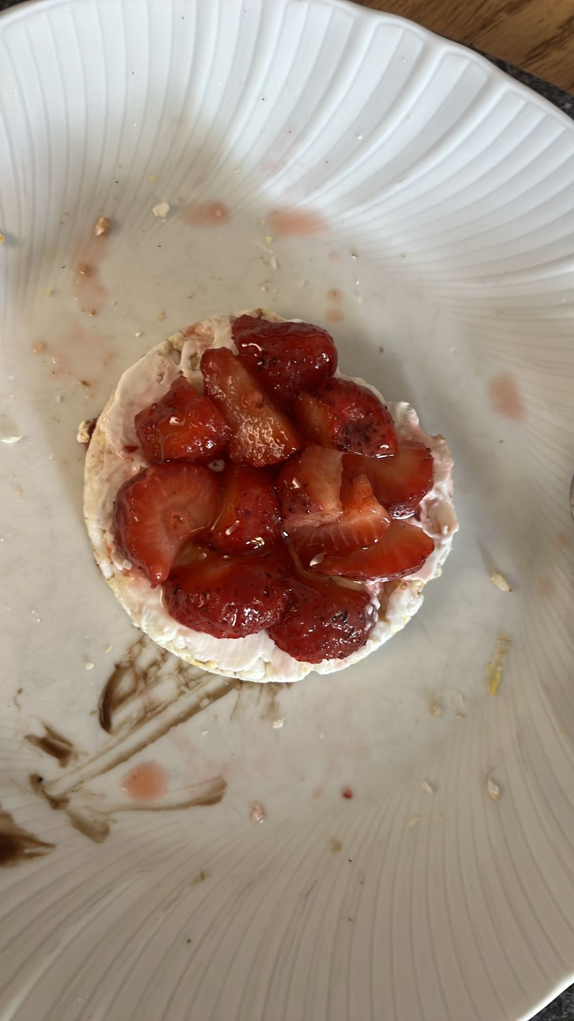 Galletta con fragole