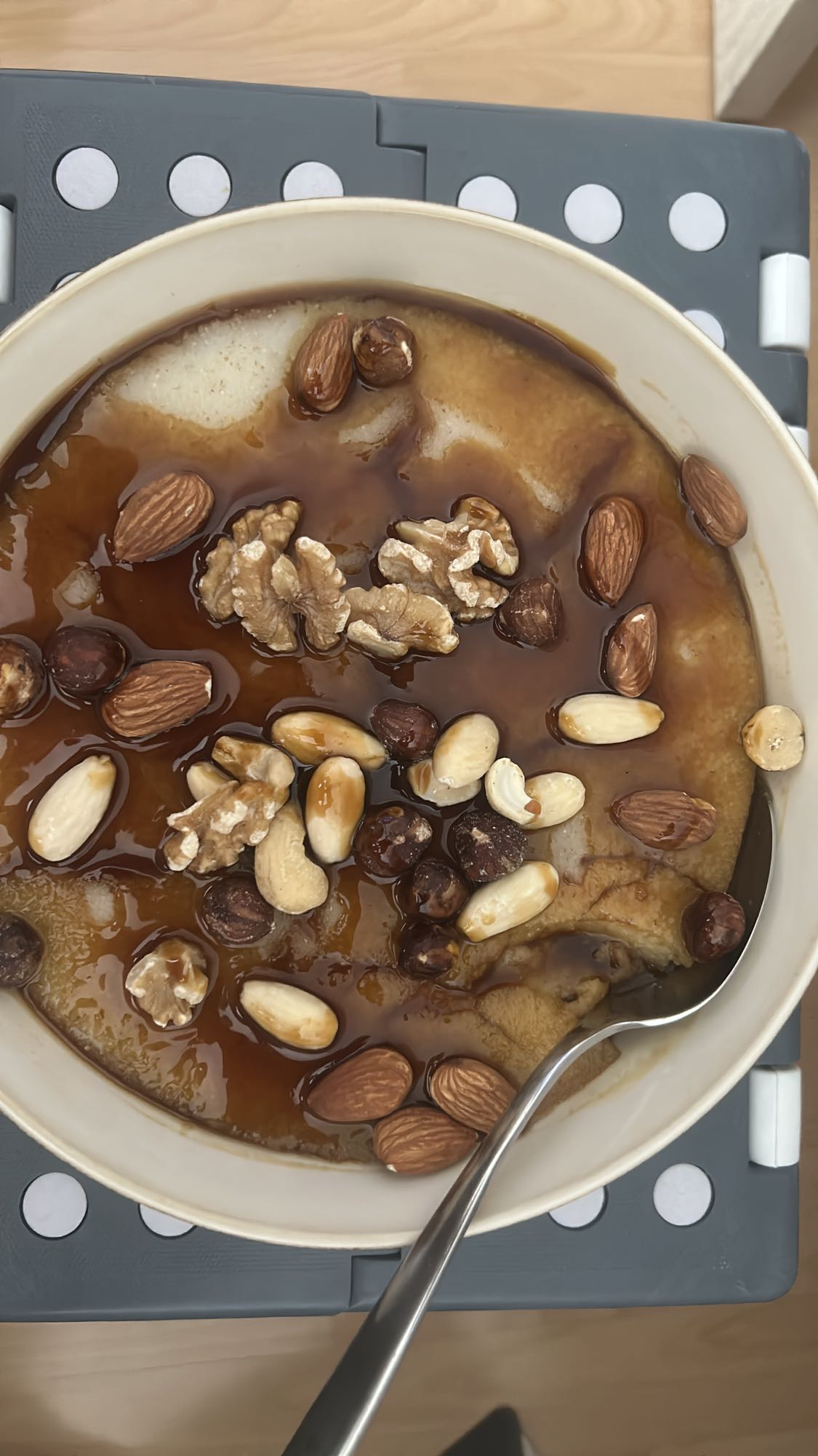 Avena con frutos secos