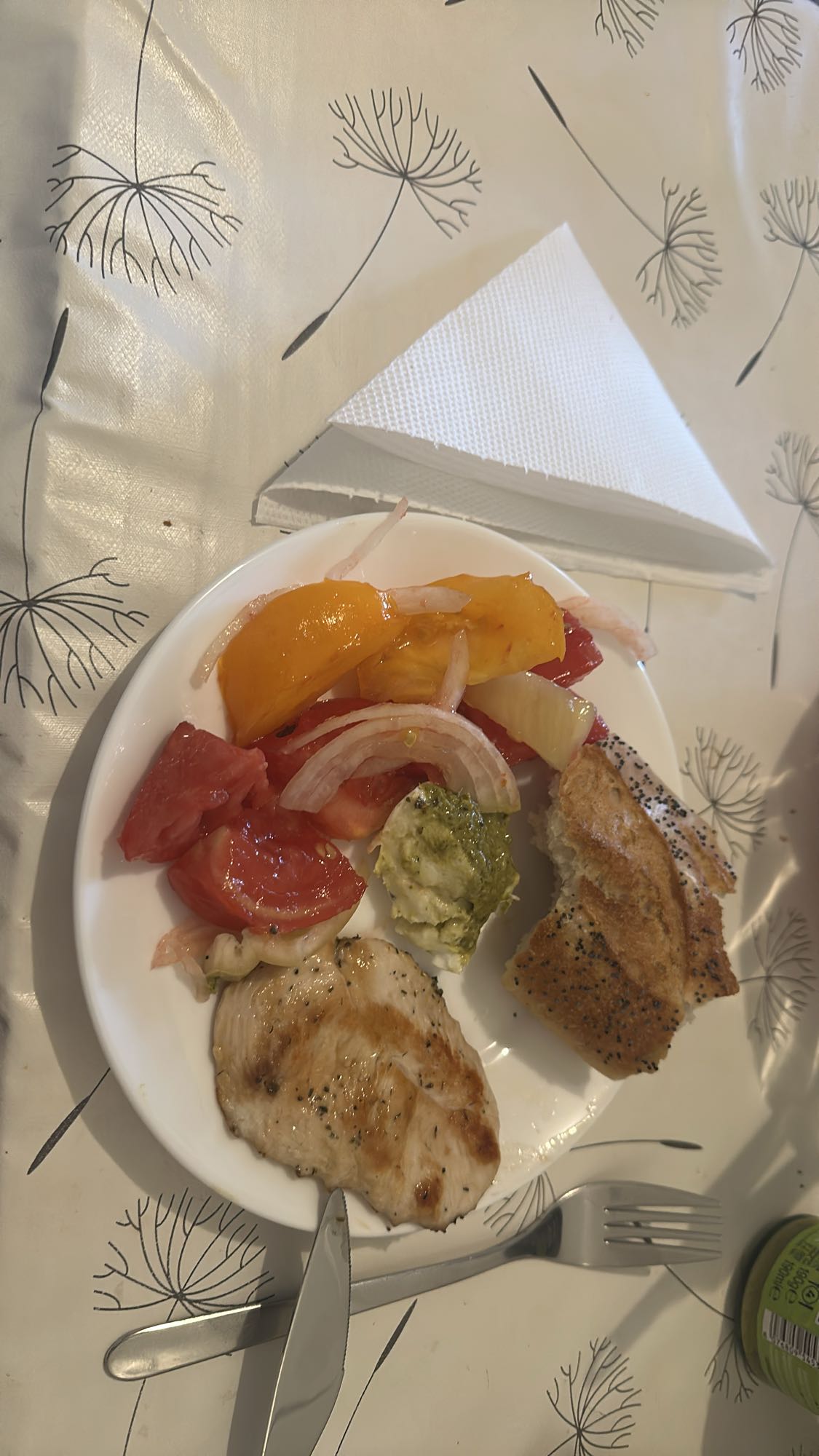 Chicken Veg Plate