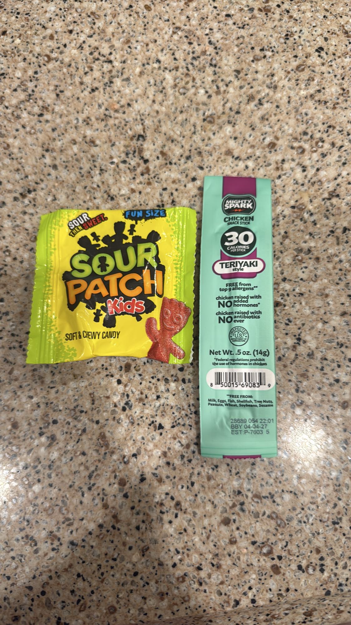 Candy and Chicken Stick