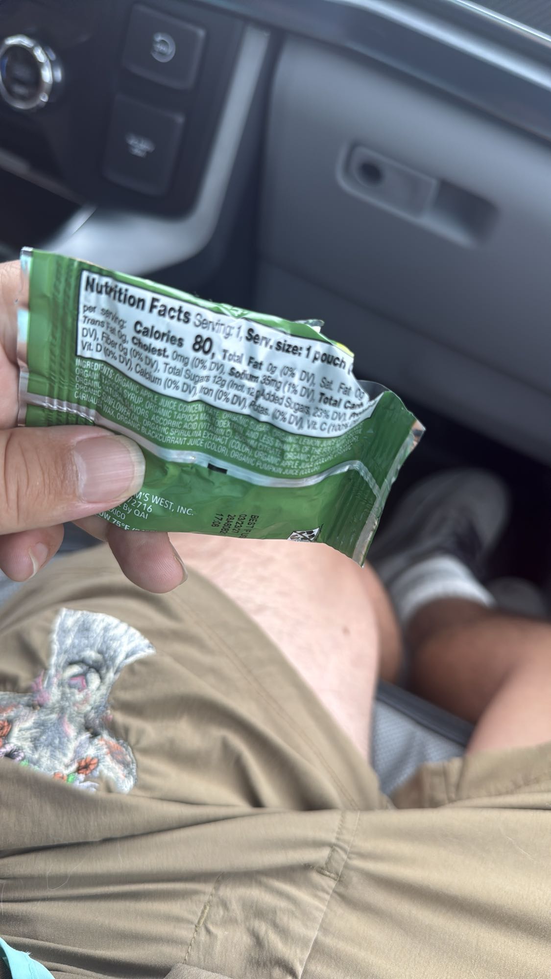 Fruit Snack Pouch