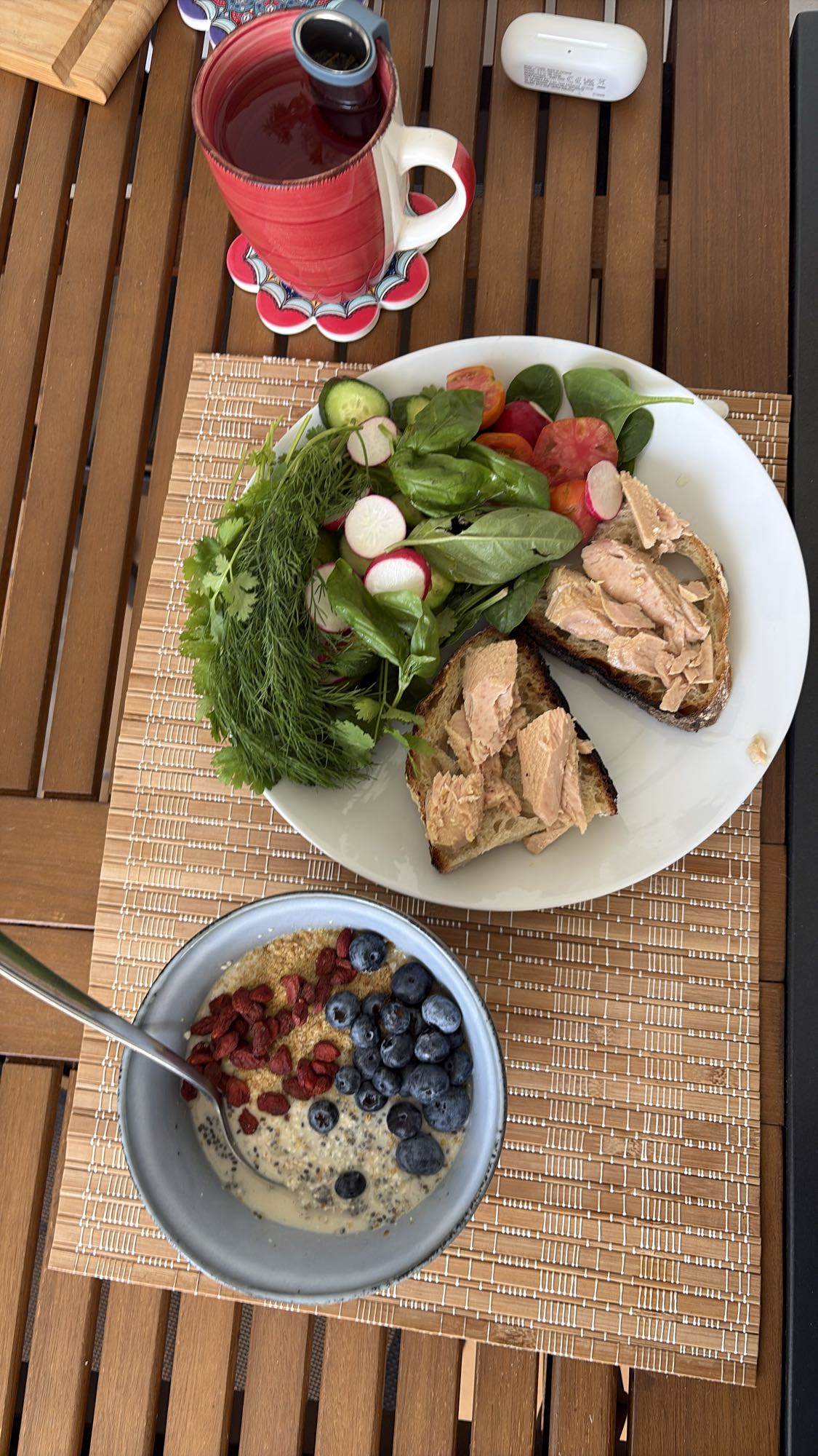 Tuna Toast Oat Bowl
