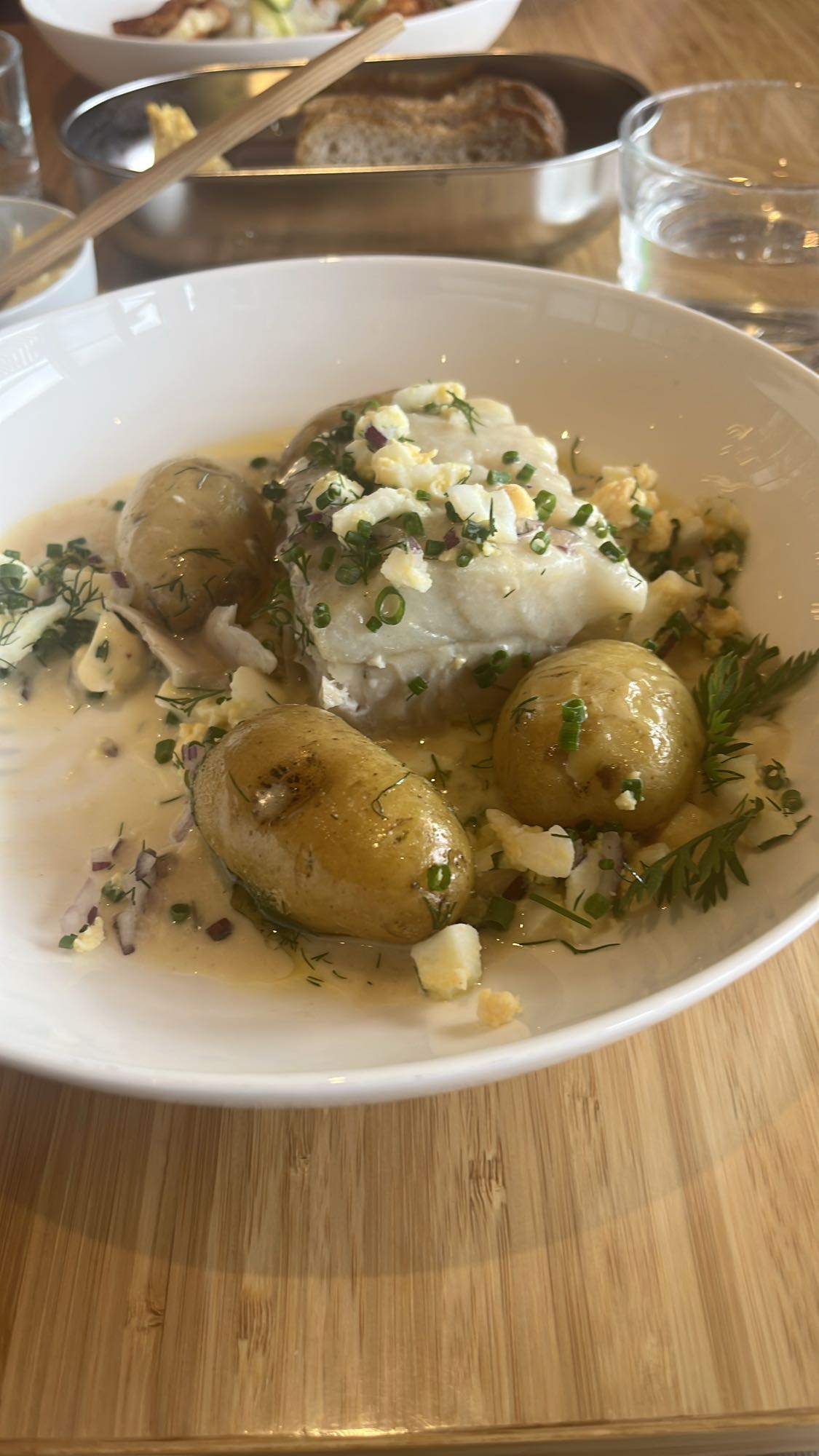 Torsk med potatis