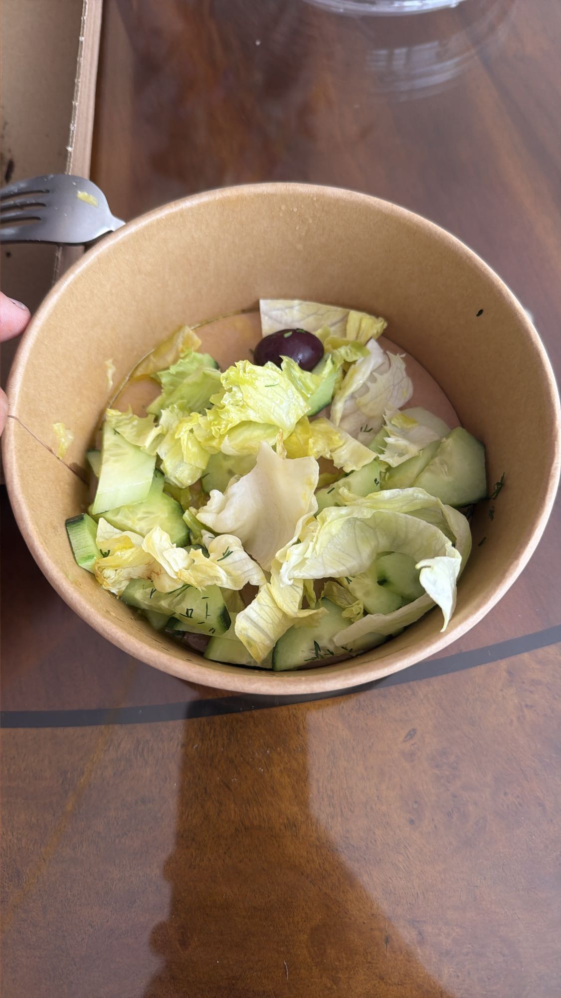 Cucumber Lettuce Salad