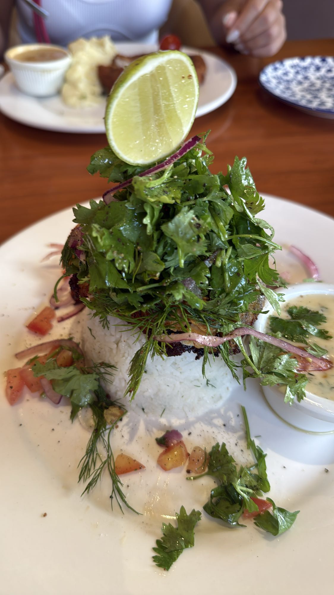 Herb Fish Rice Plate