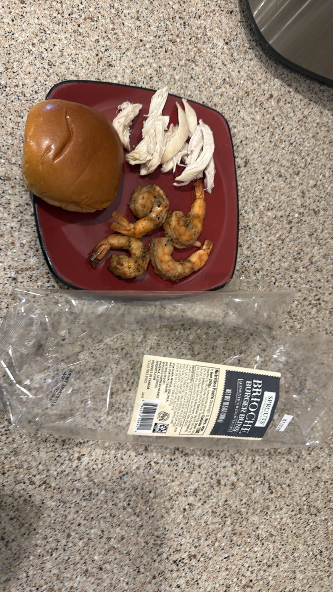 Brioche Bun Surf Plate