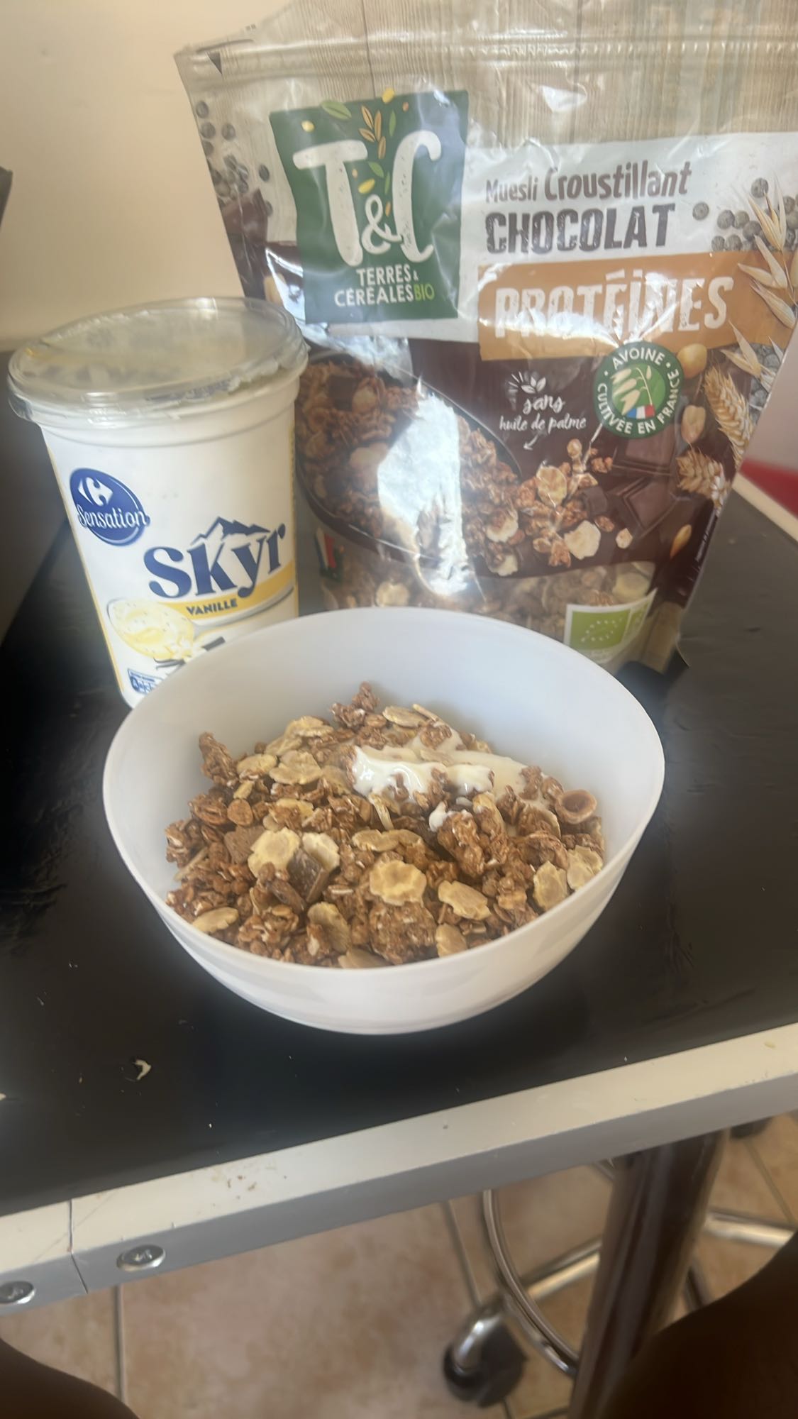 muesli skyr vanille