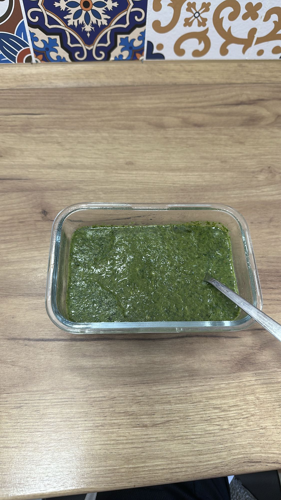 Crema verde de espinaca