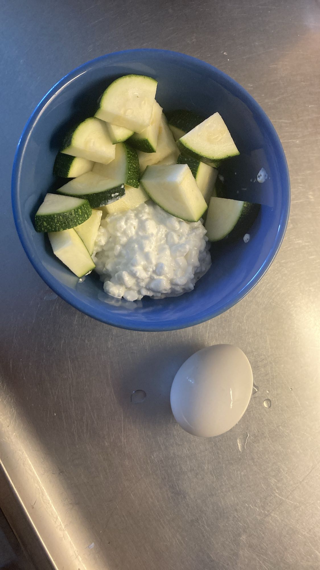 Keso med zucchini och ägg