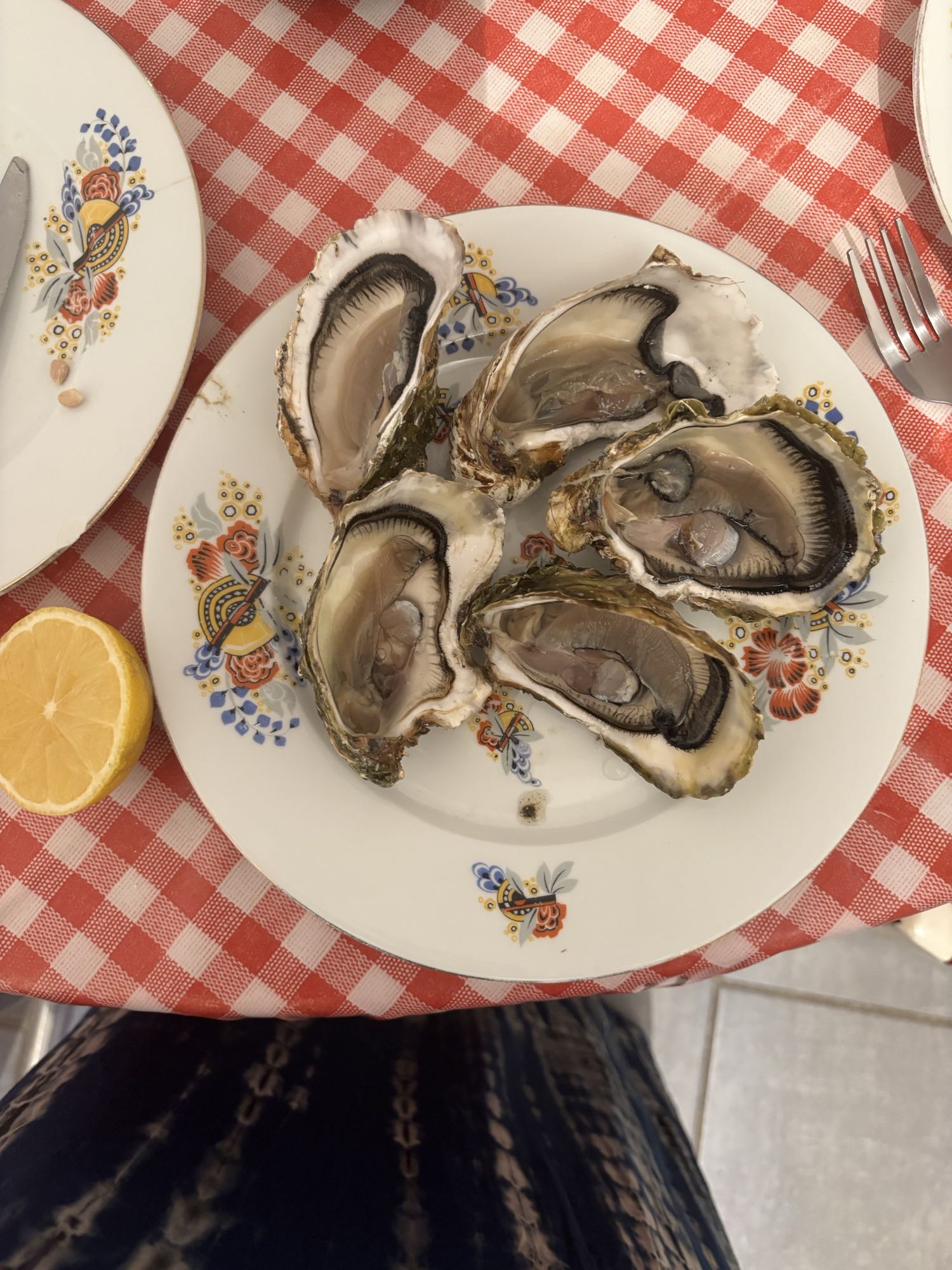 Huîtres au citron