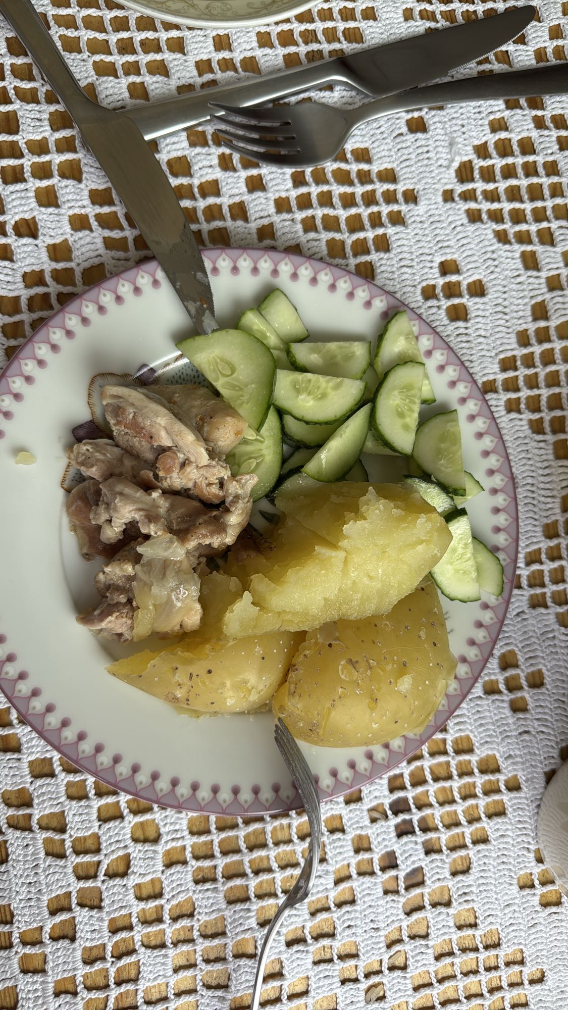 Chicken Potato Cucumber