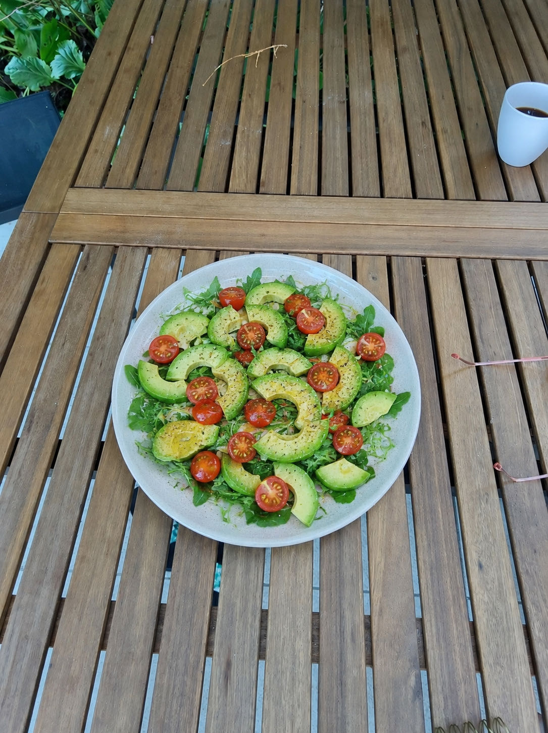 Salade avocat tomate