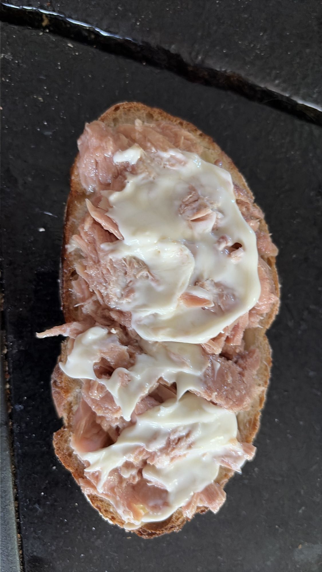 Laxmacka med majonnäs