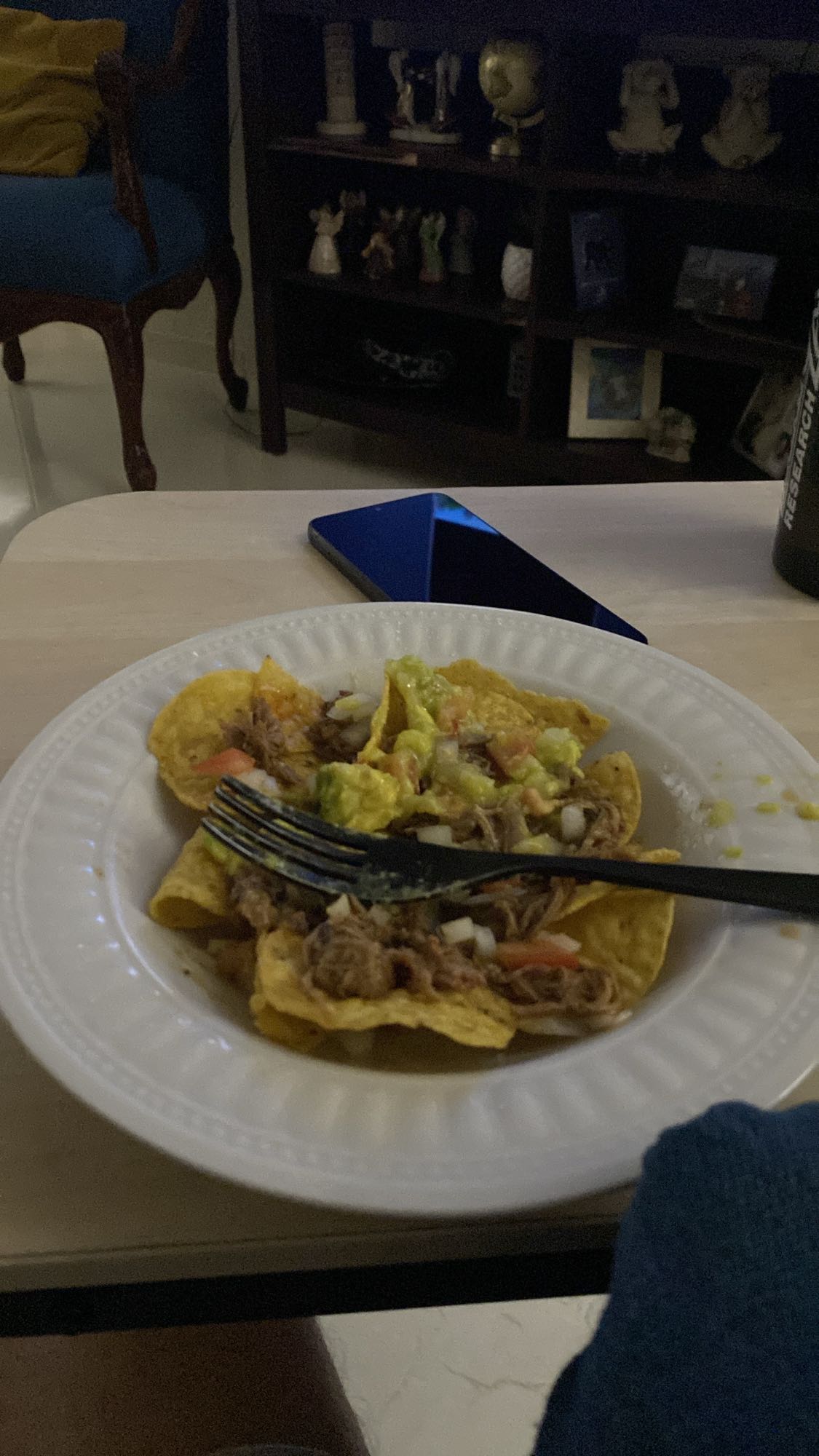 nachos con carne