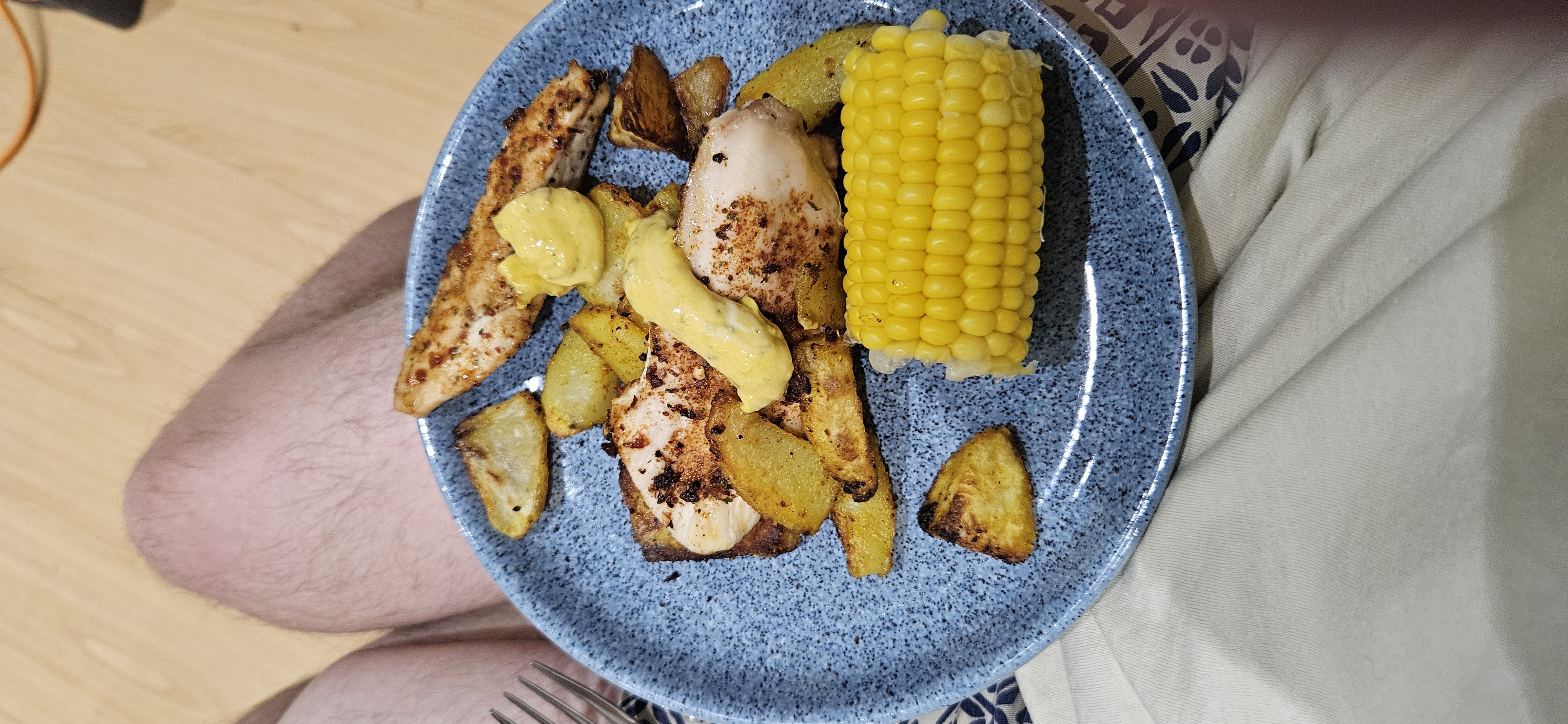 Chicken Potatoes Corn