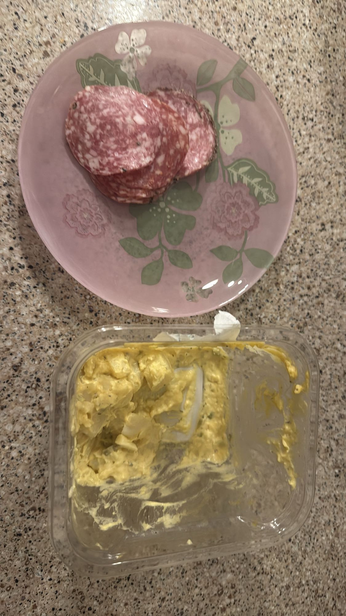 Salami and Egg Salad