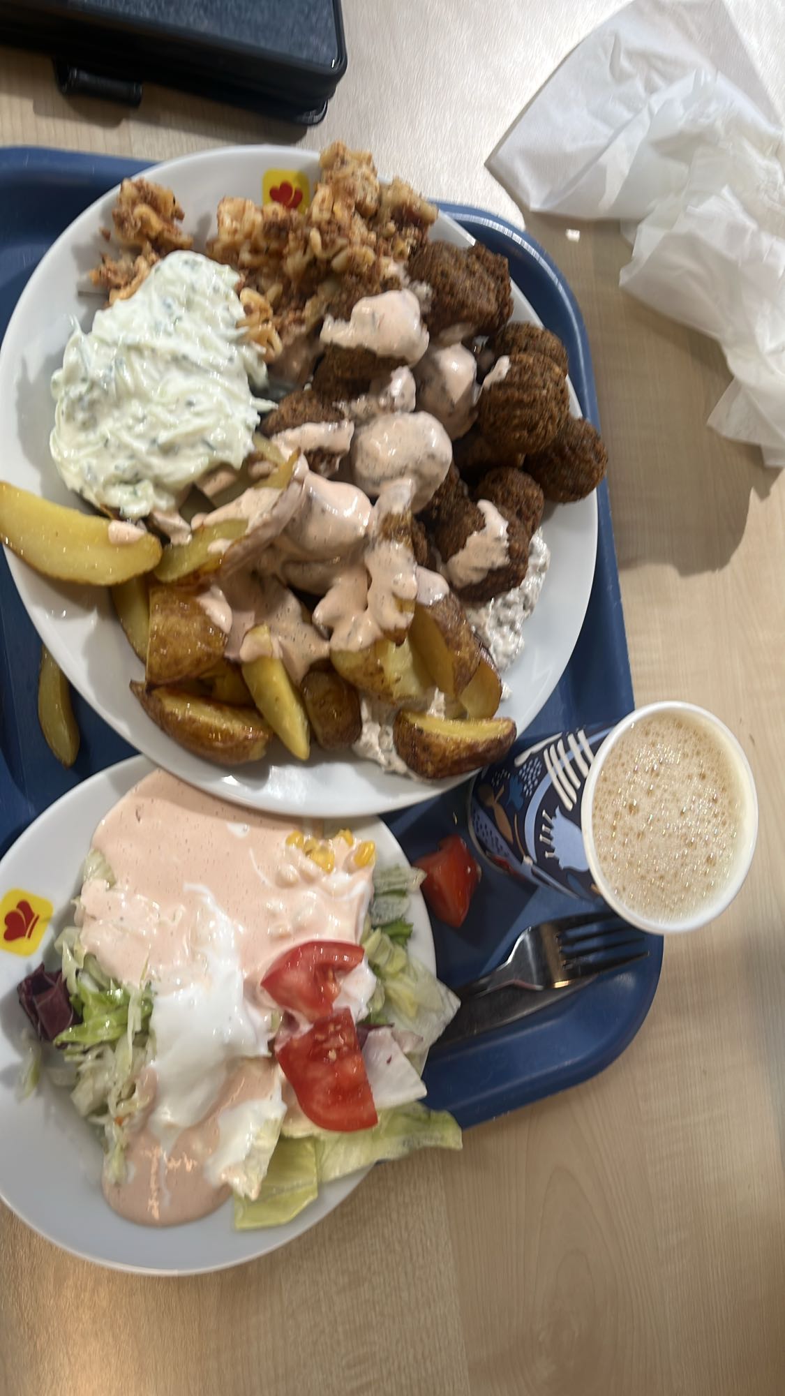 Falafel Potato Plate