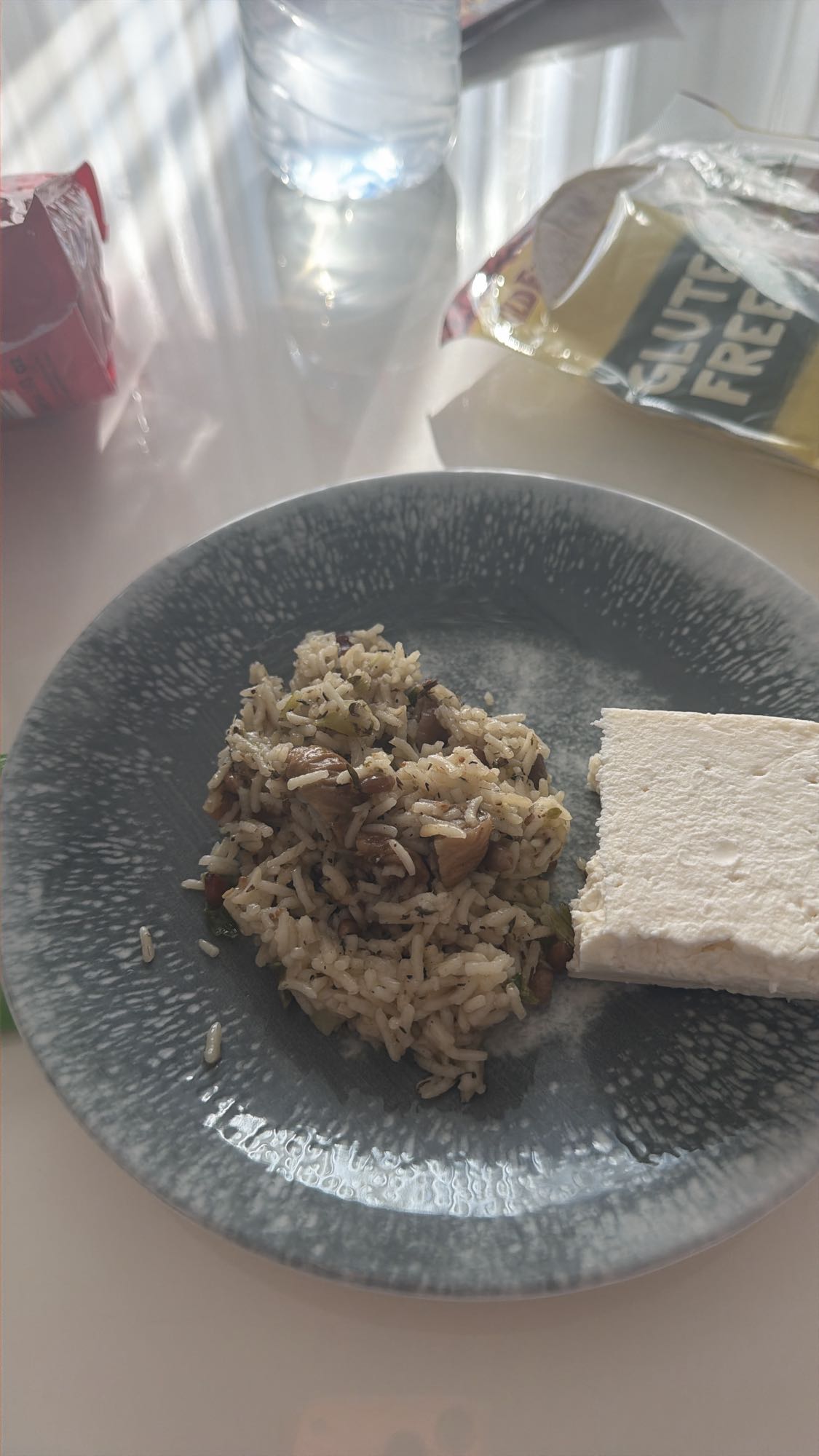 Рис с орехами и сыром