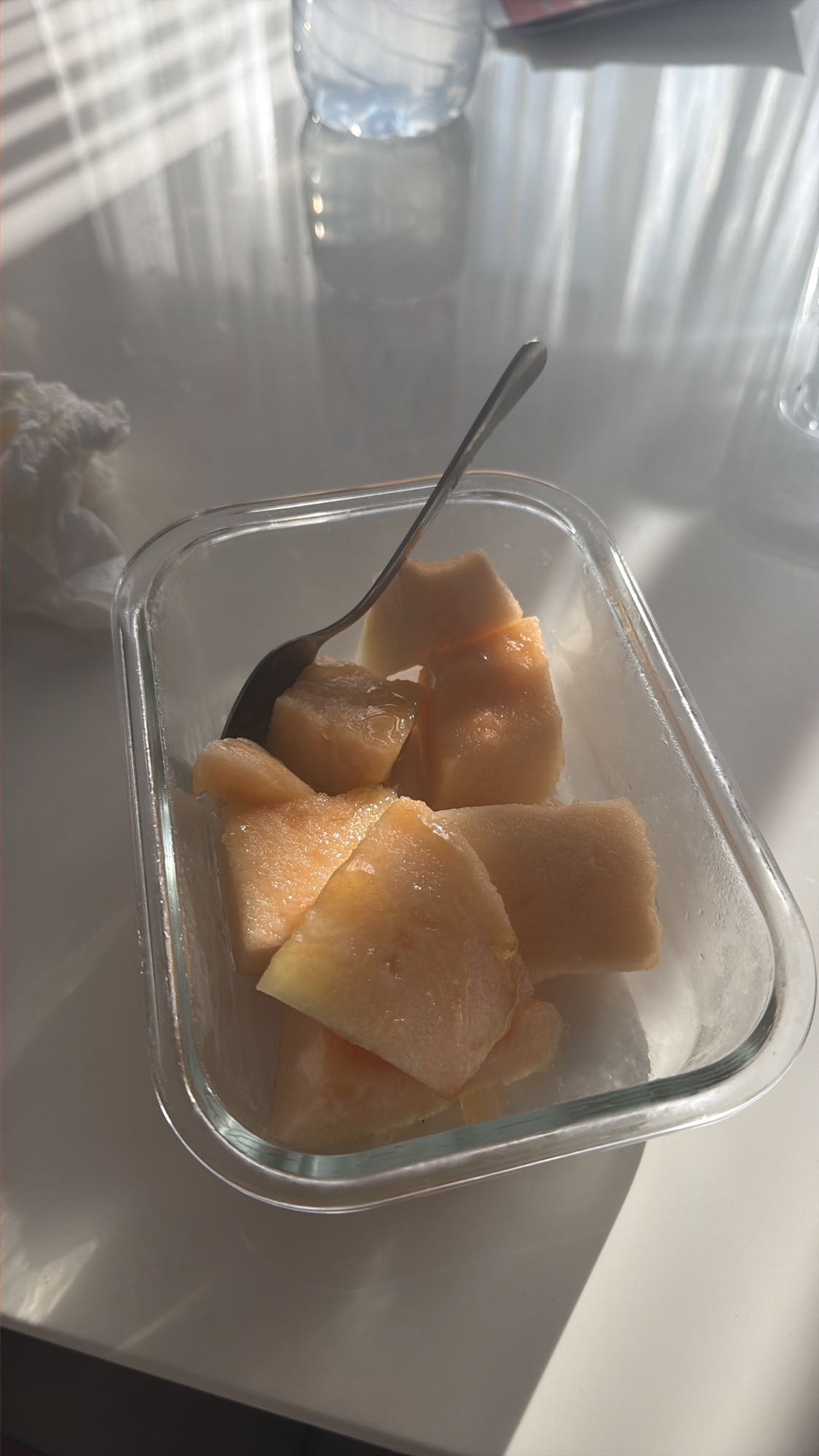 Дыня кусочками