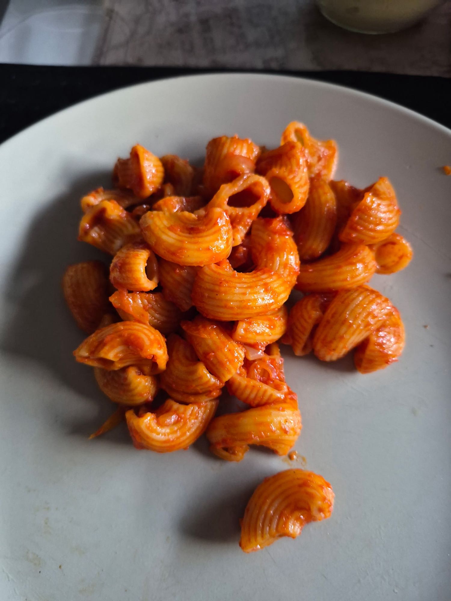 Pâtes sauce tomate