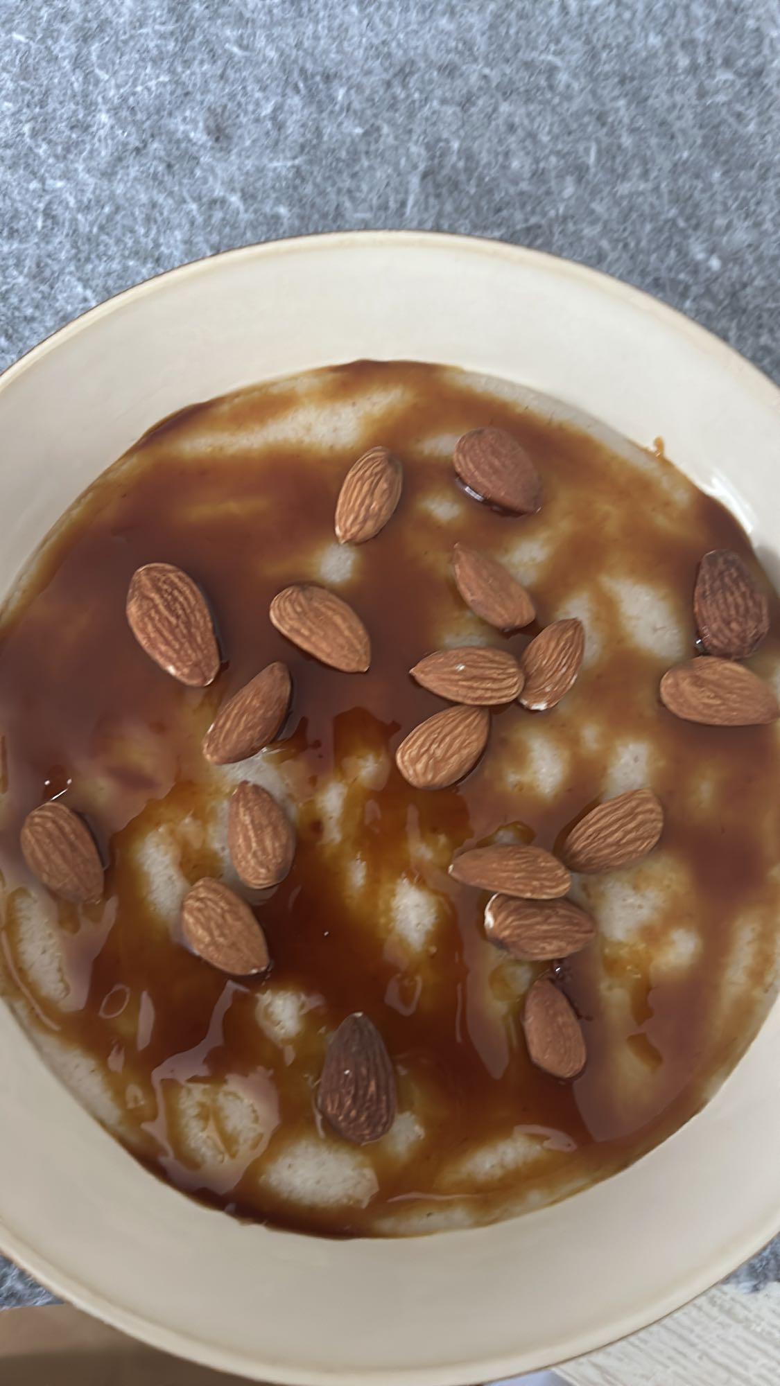 gachas con almendras