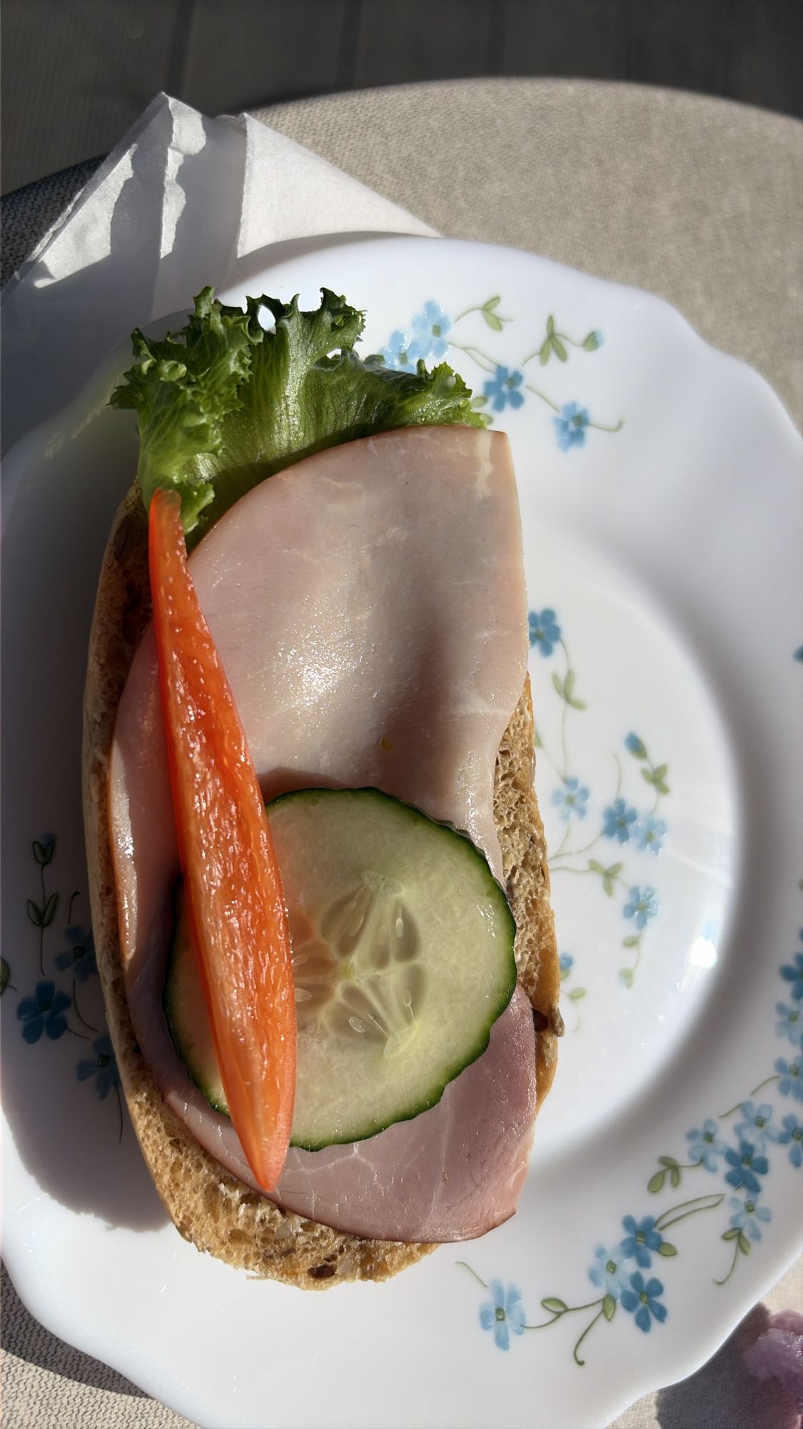 Smörgås med skinka