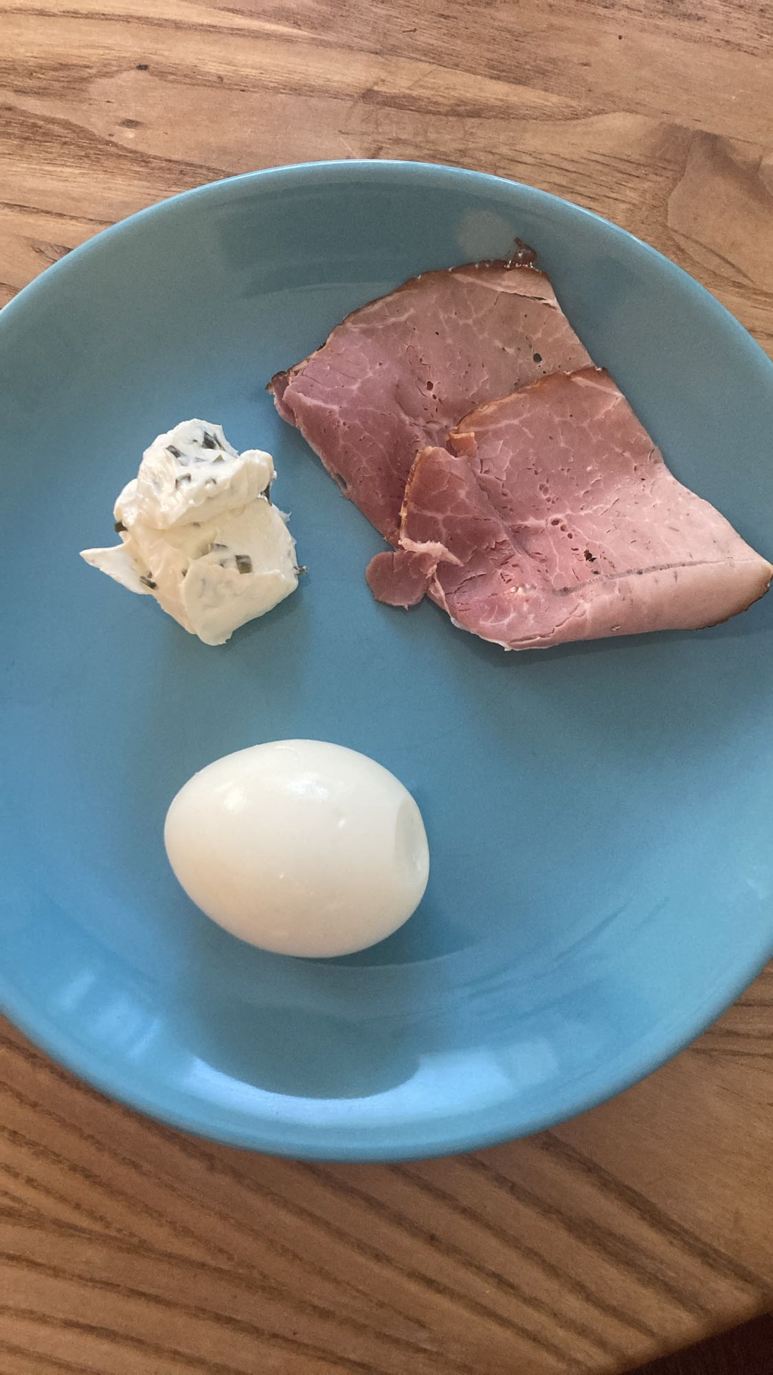 Ägg med skinka och ost