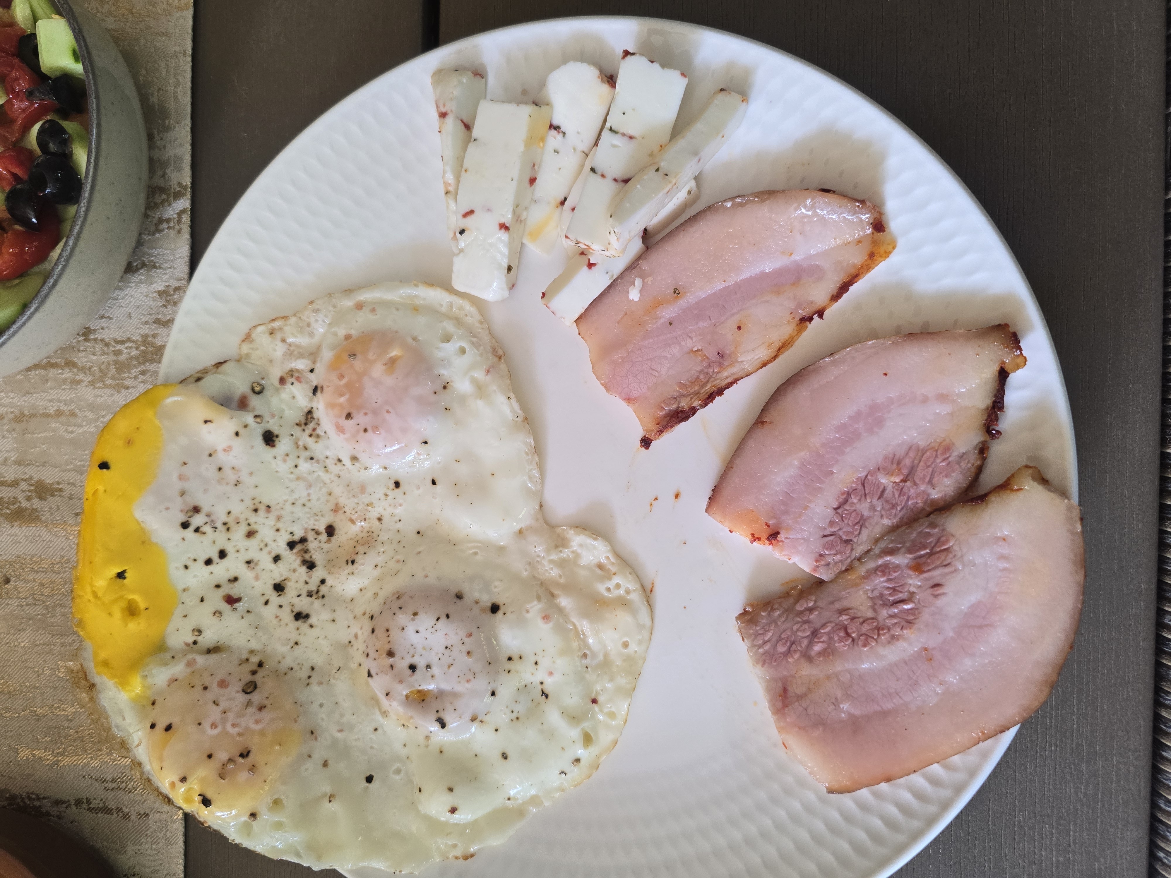 Eggs Ham and Cheese