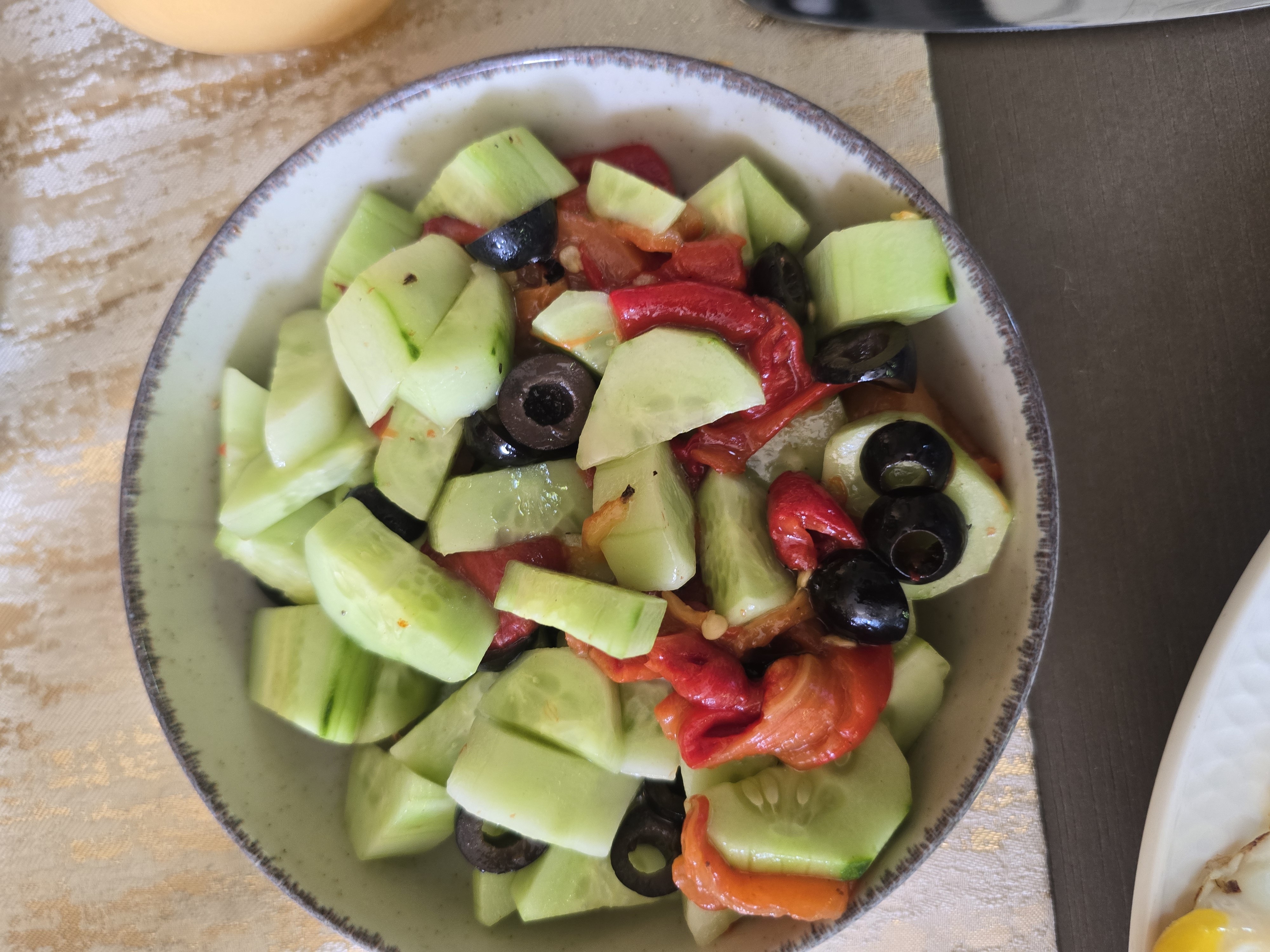 Cucumber Olive Salad