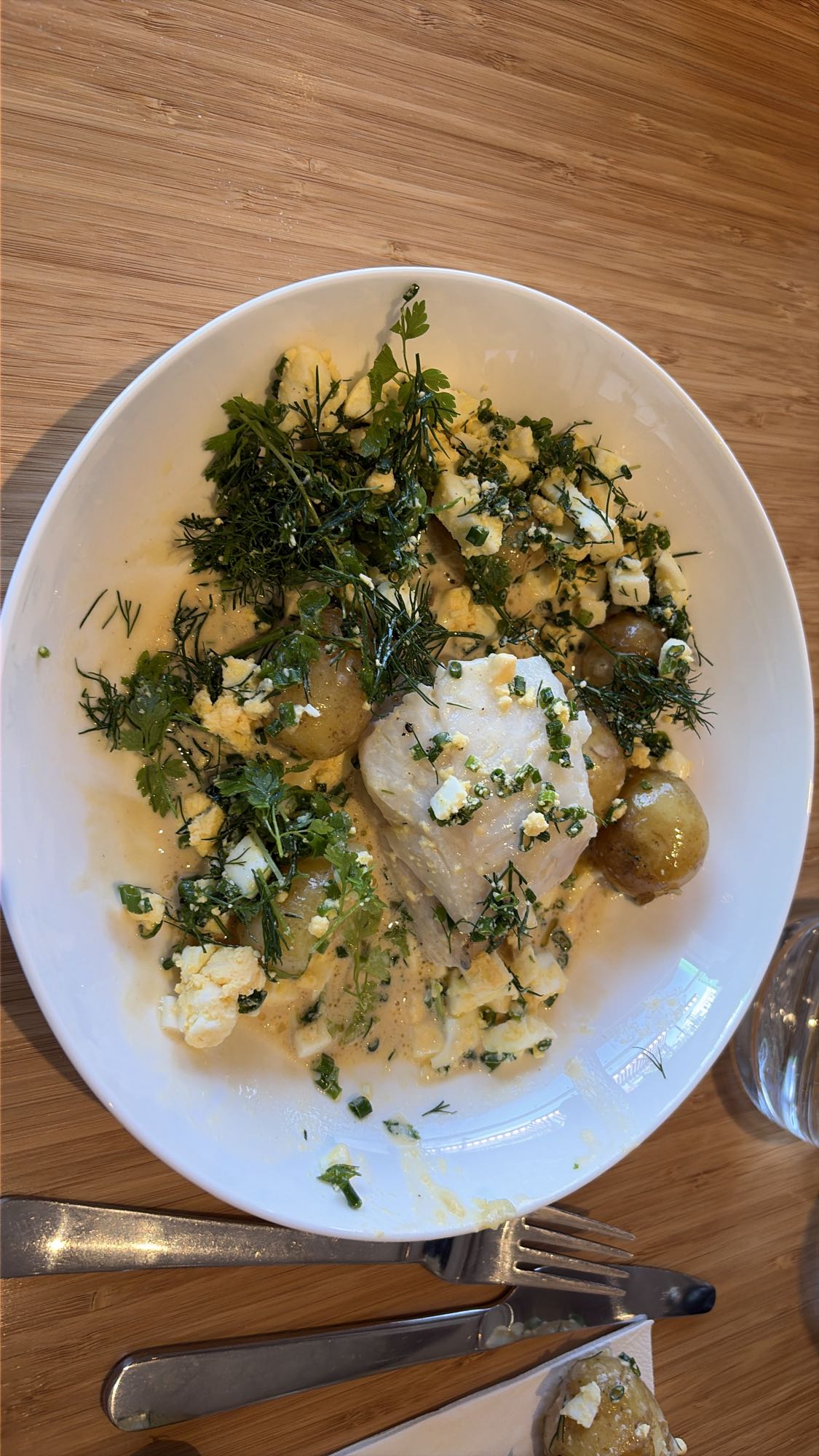 Torsk med potatis