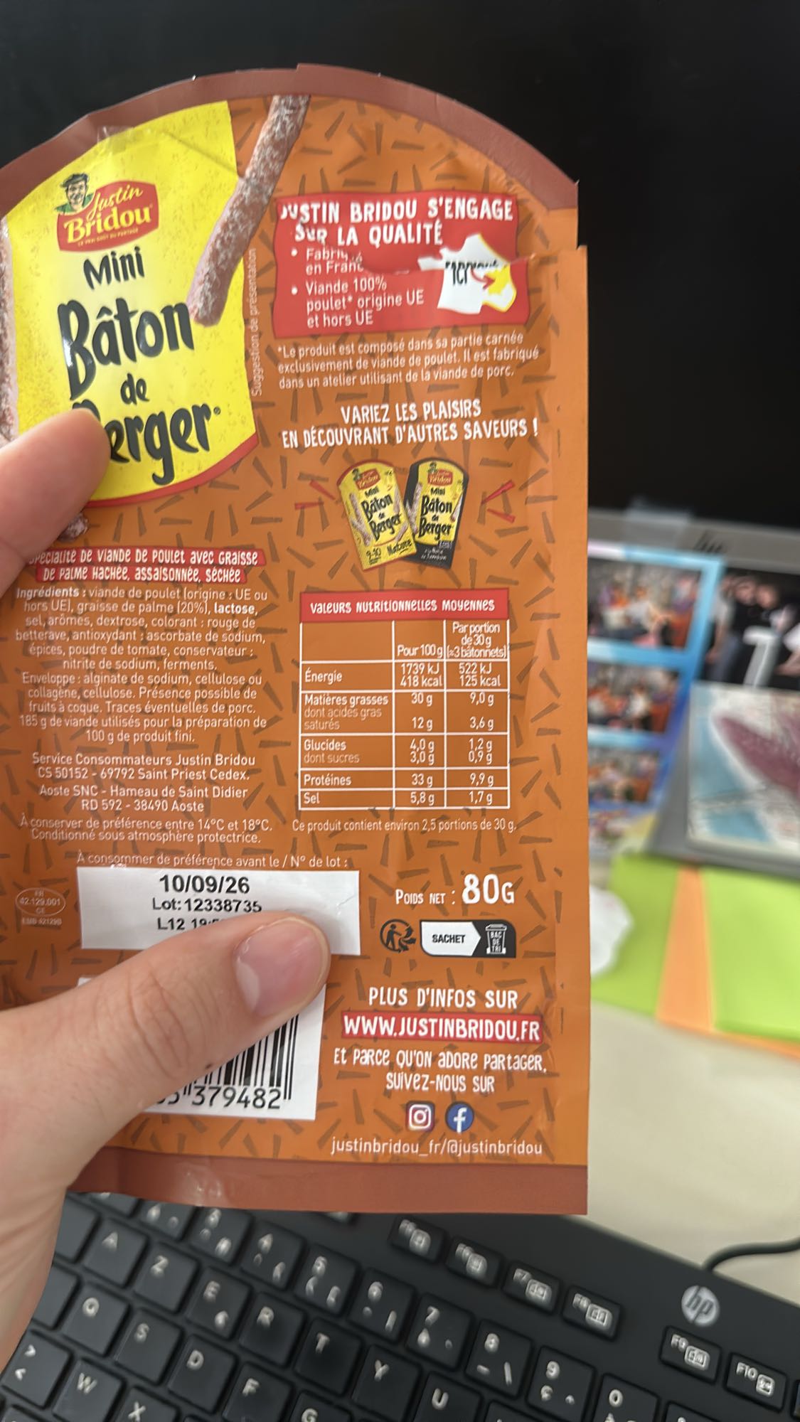 Mini bâton burger
