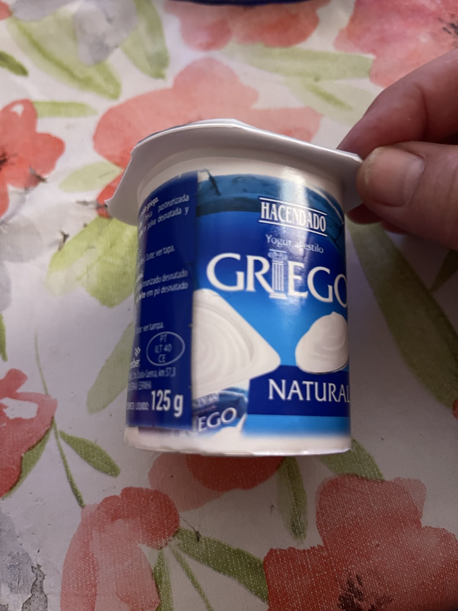 yogur griego natural