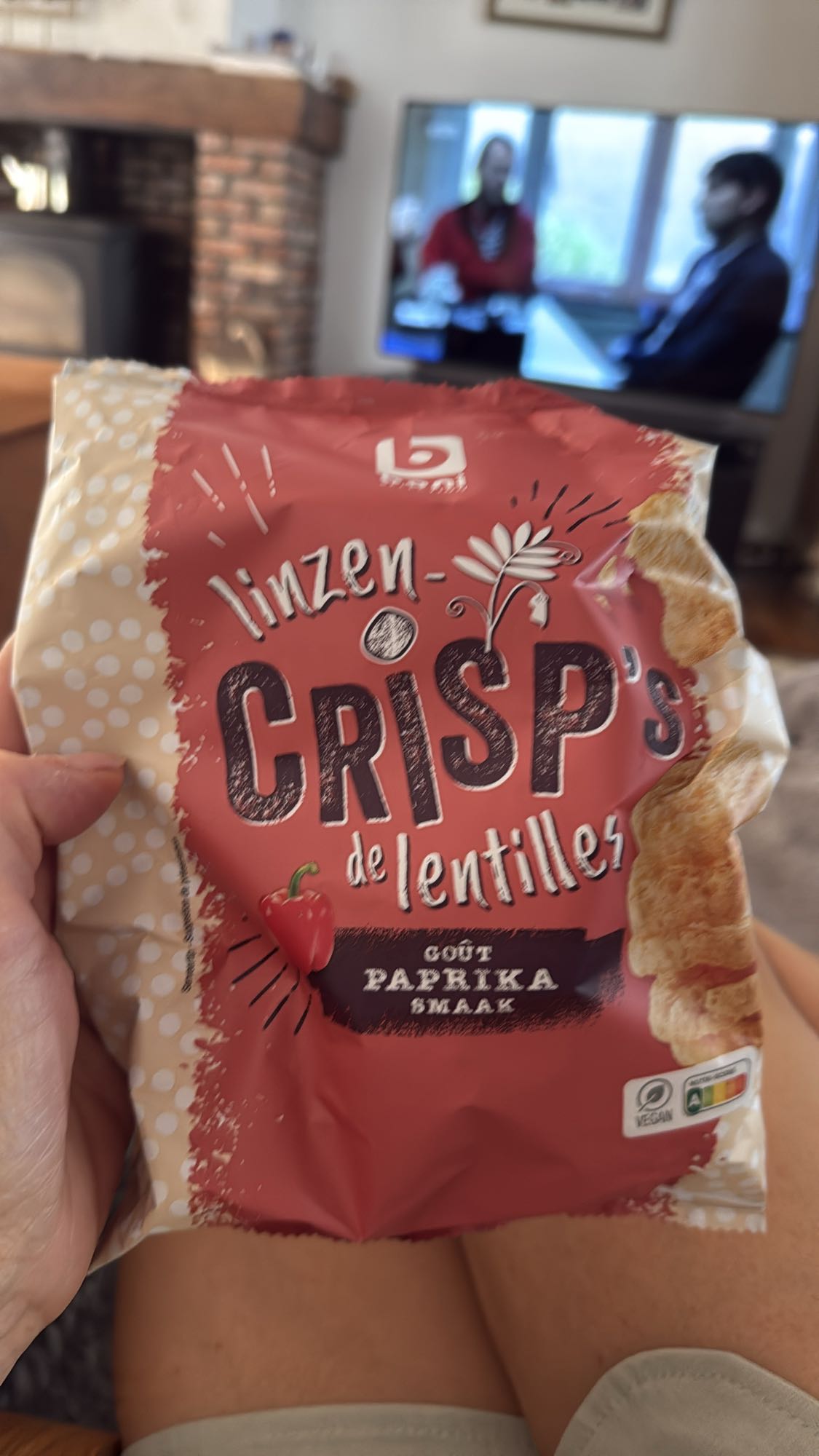 Linzenchips paprika