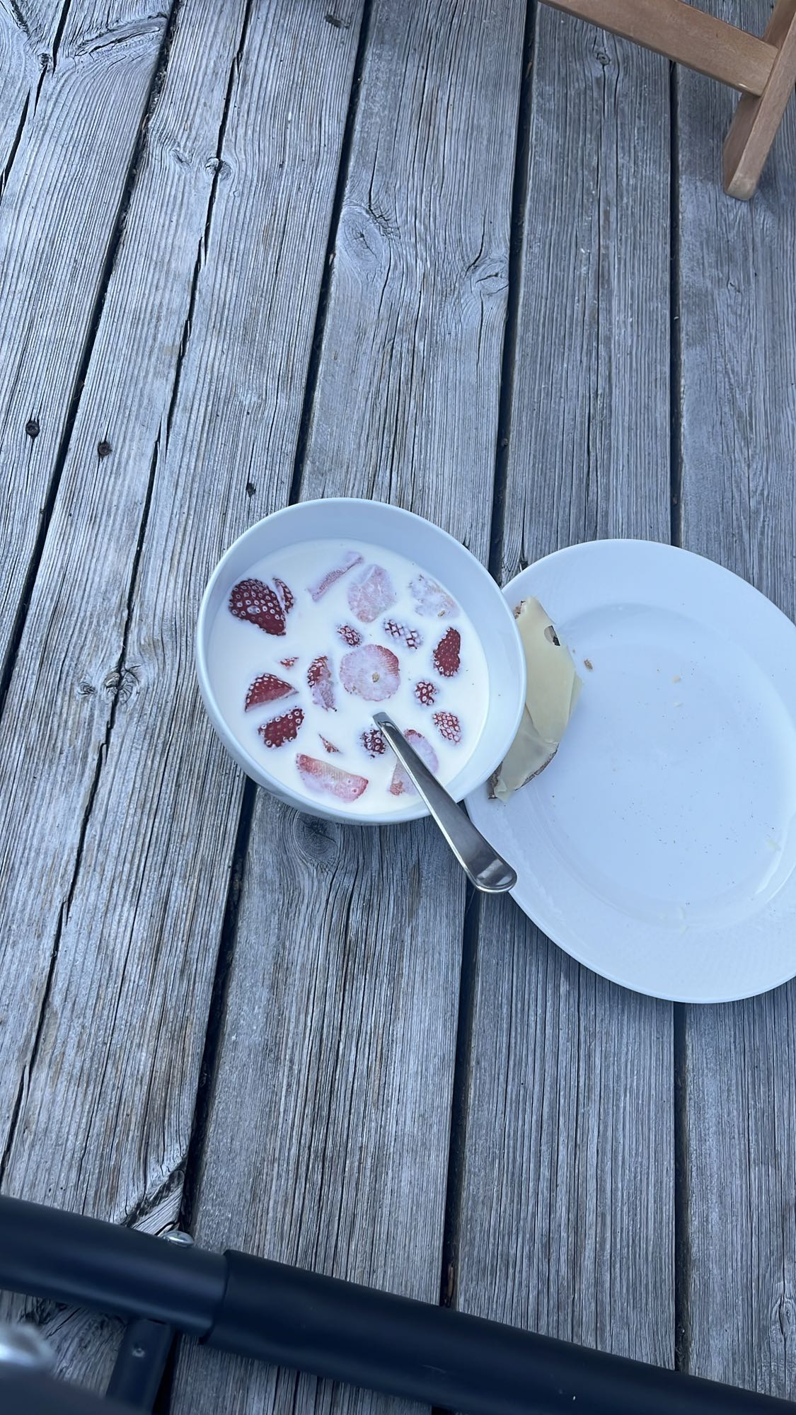 Yoghurt med jordgubbar
