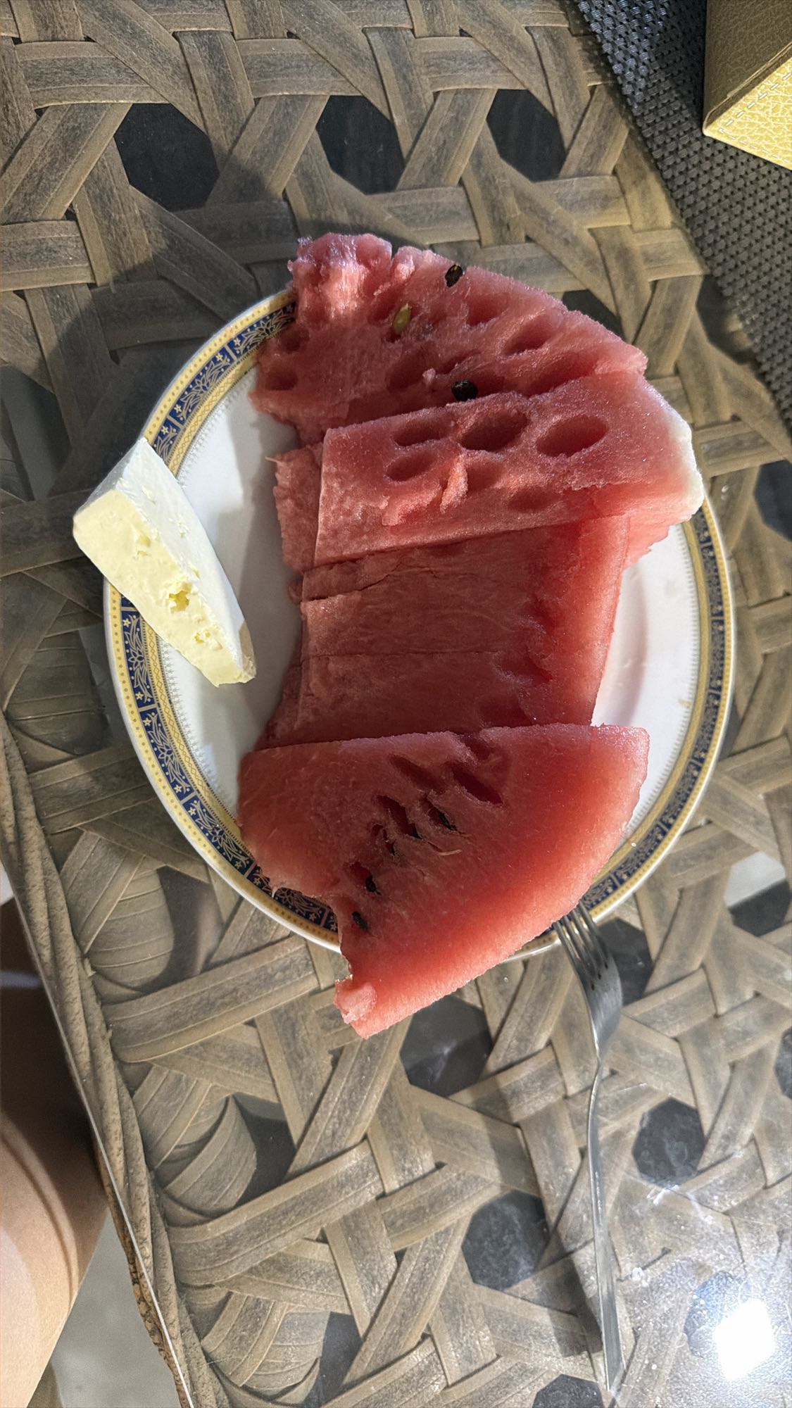 Watermelon and White Cheese