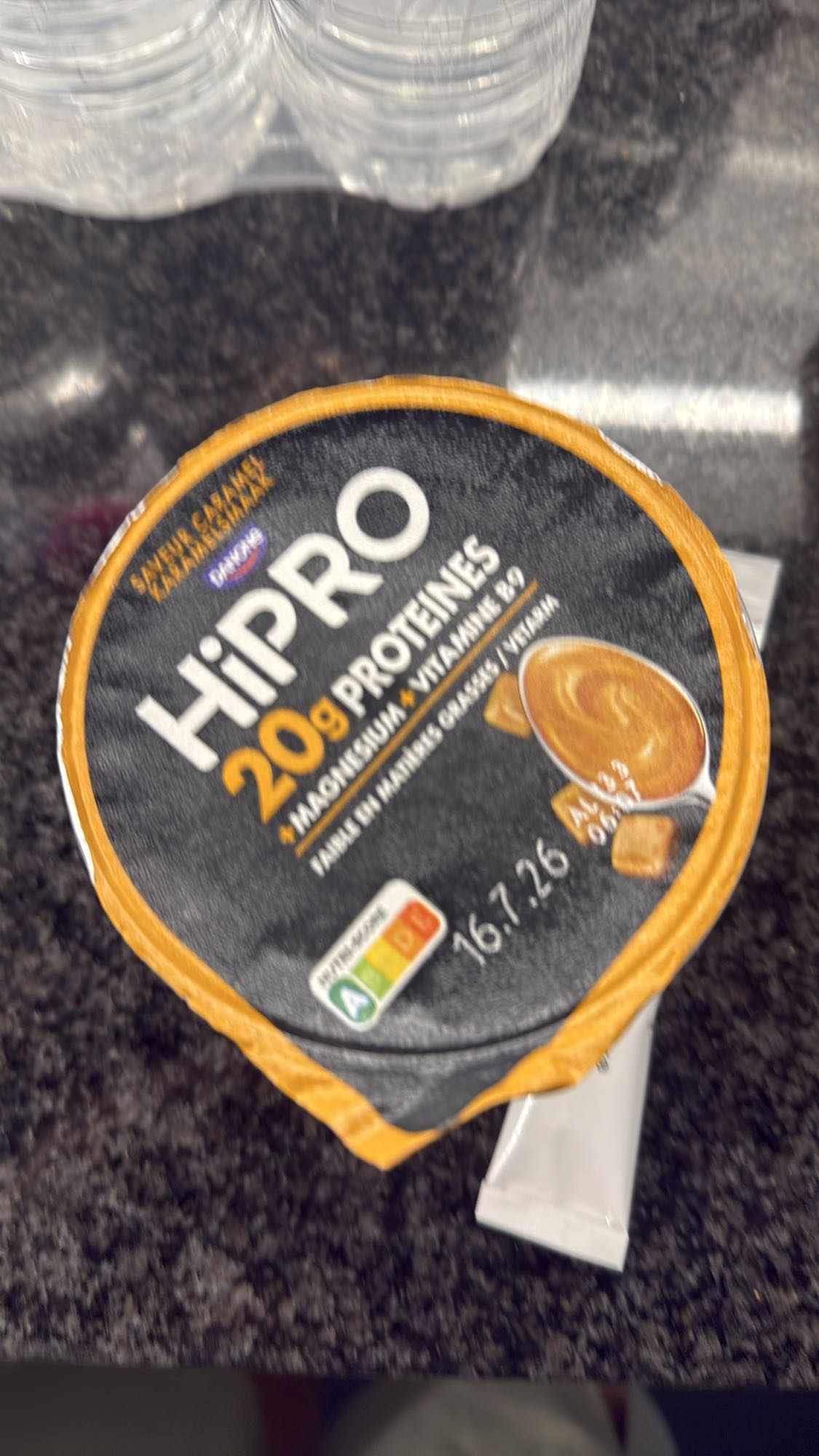 Karamel proteïnepudding
