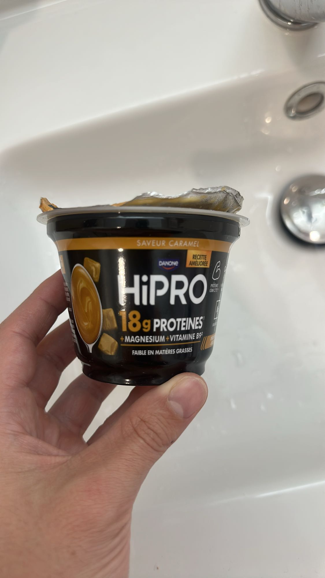 Yaourt protéiné caramel
