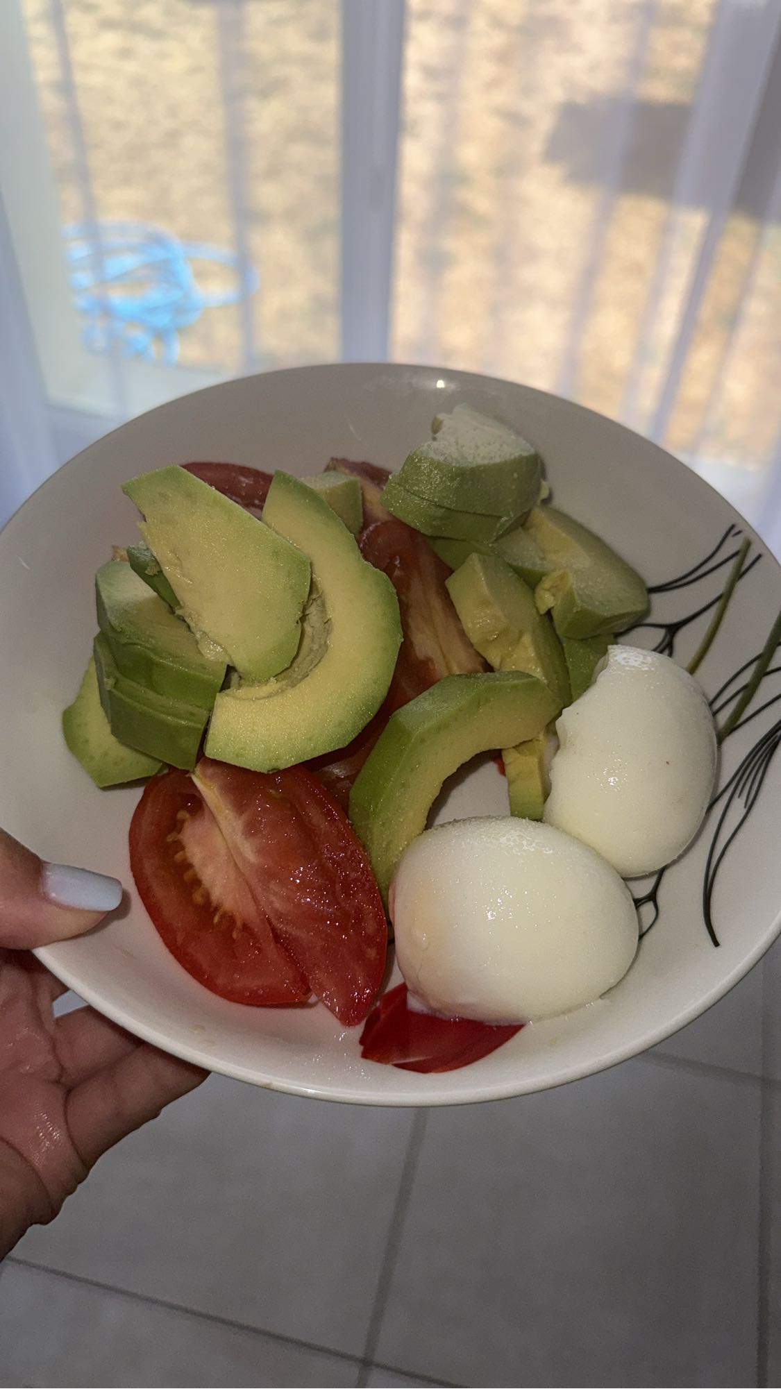 Salade avocat oeufs