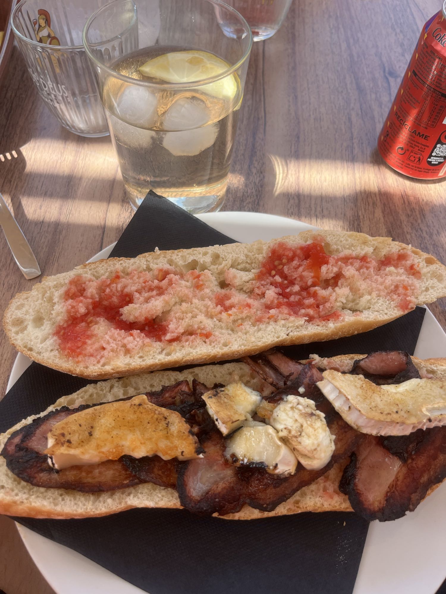 bocadillo con beicon