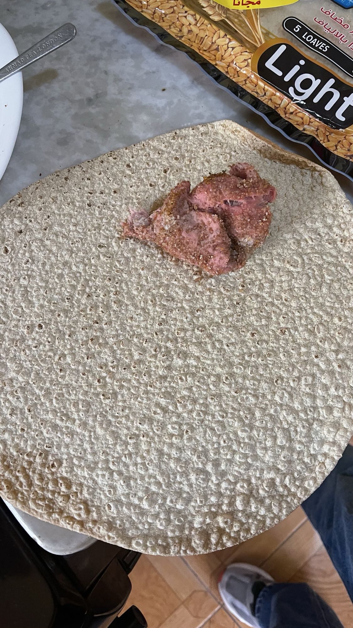 Flatbread with Luncheon