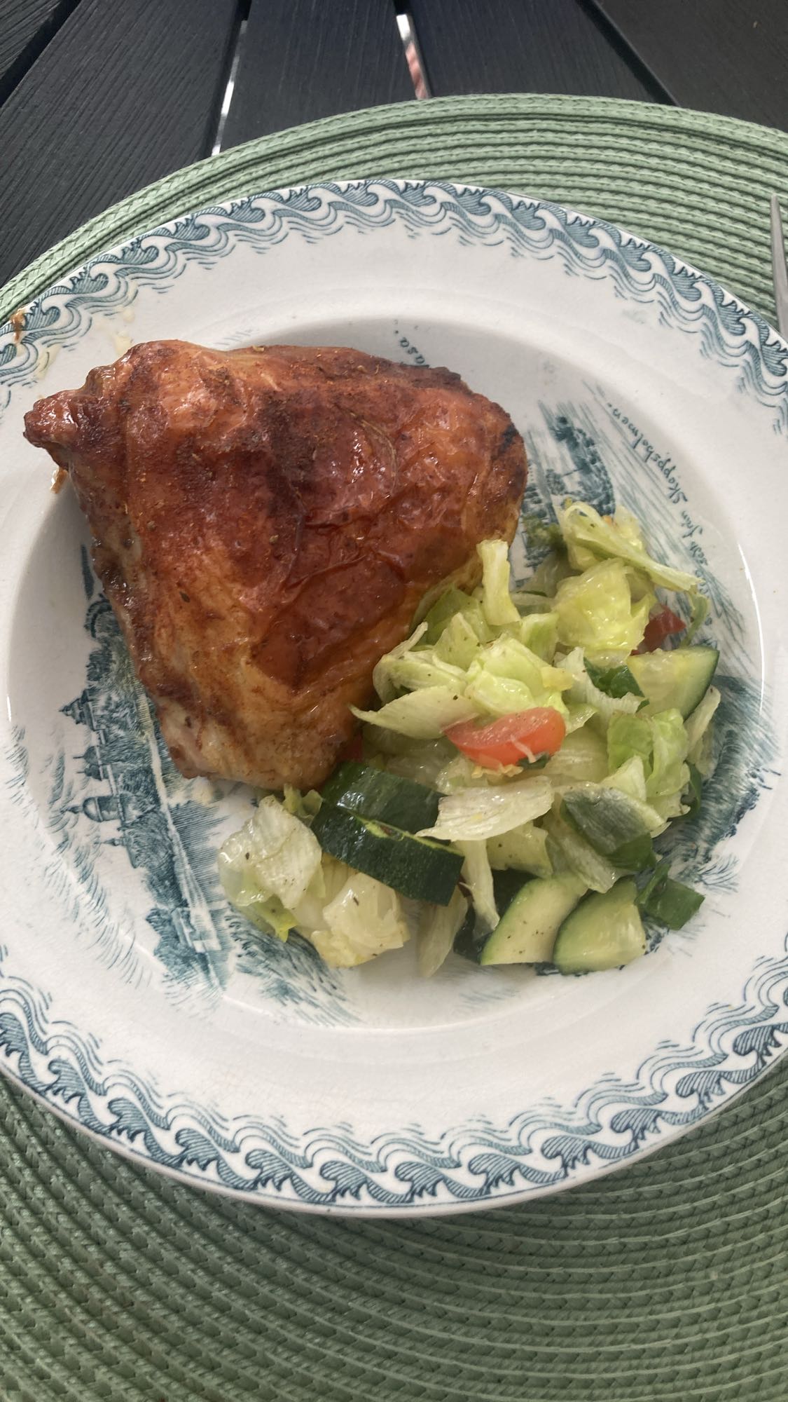 Kyckling med sallad