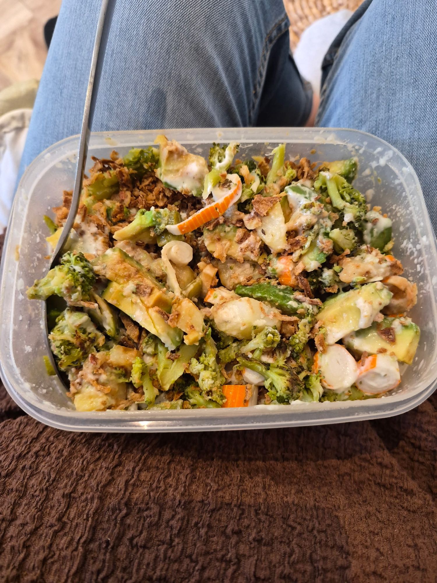 Salade brocoli crémeuse