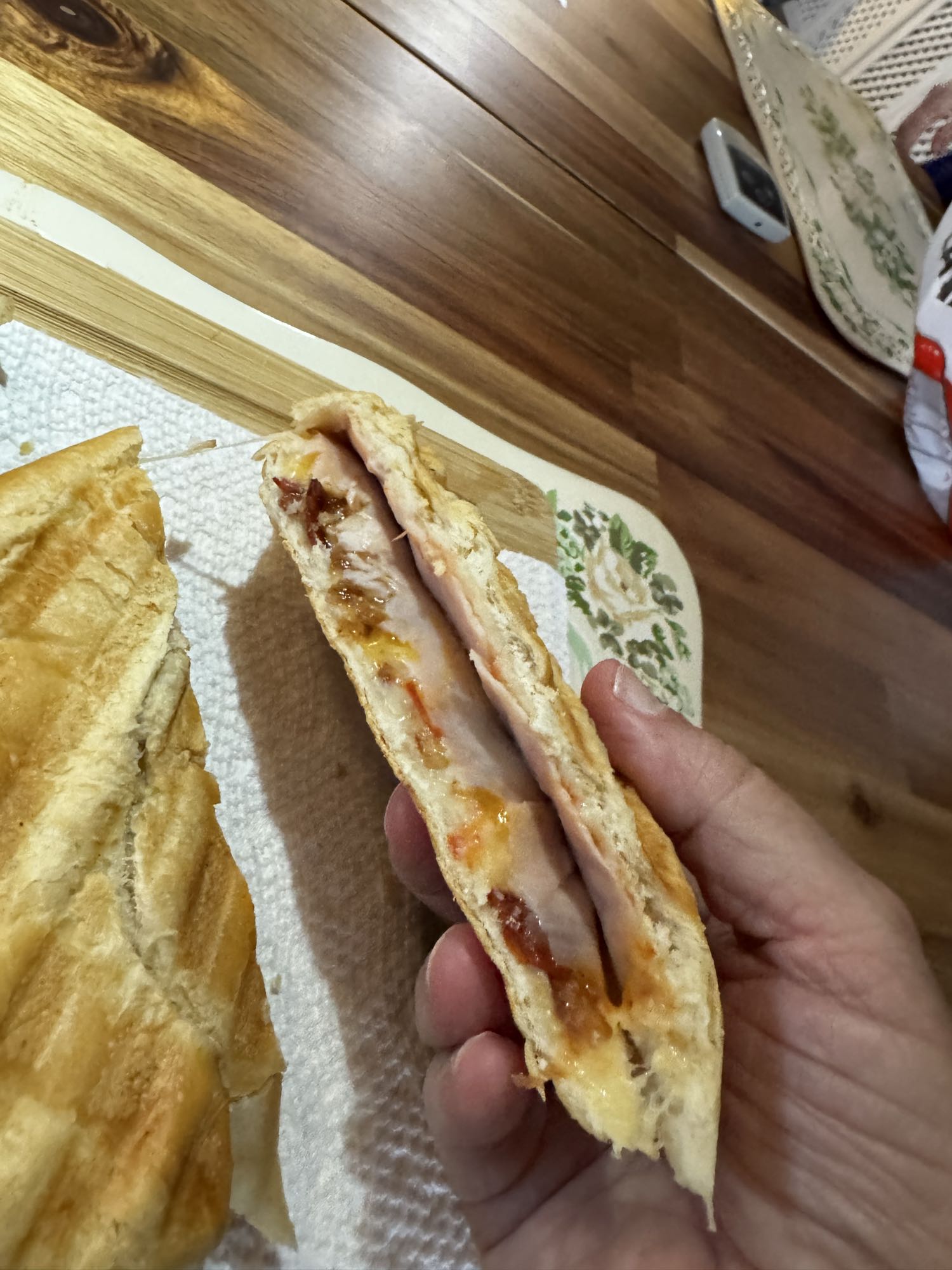 sándwich de jamón y queso