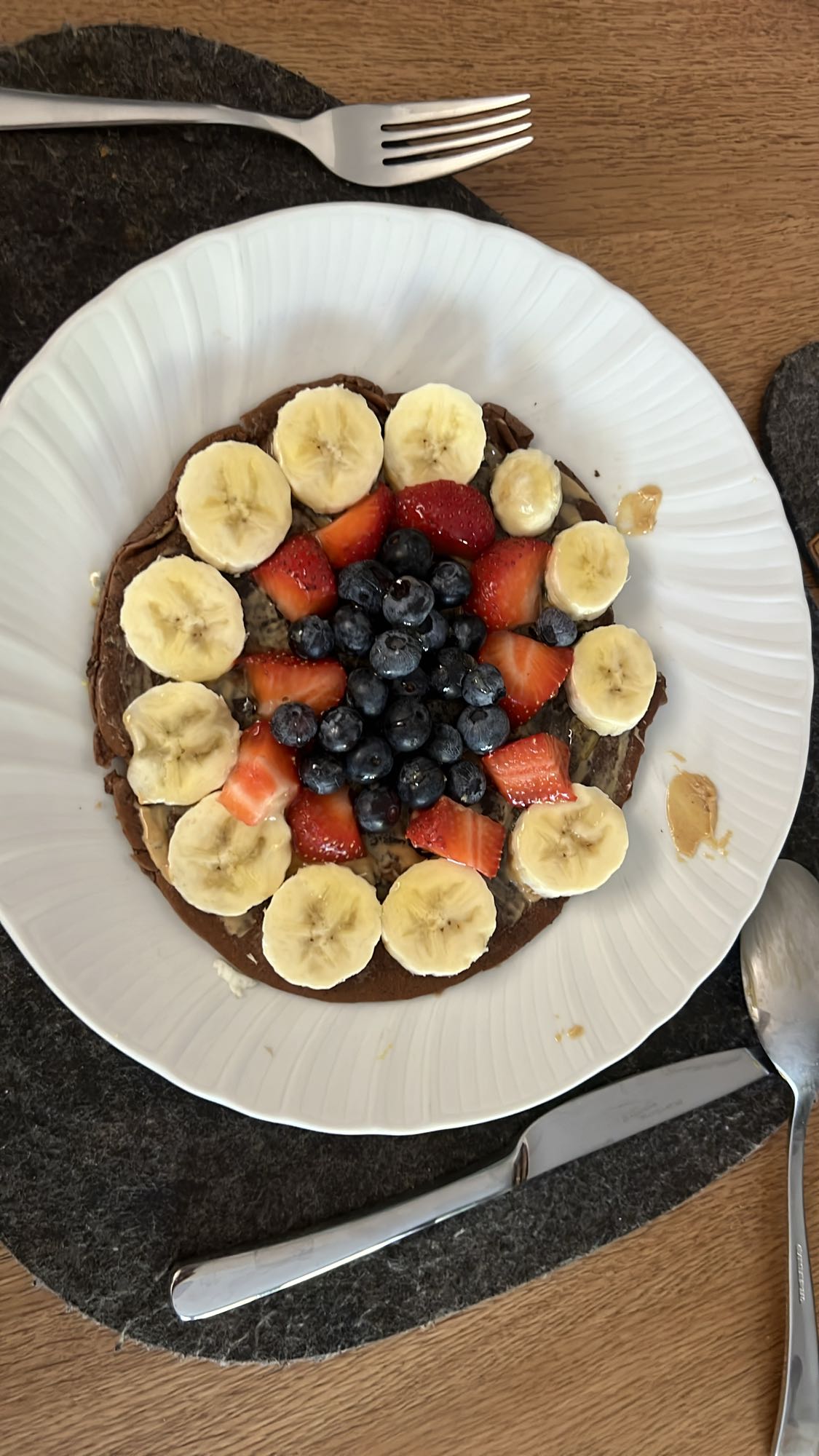 Pancake con frutta