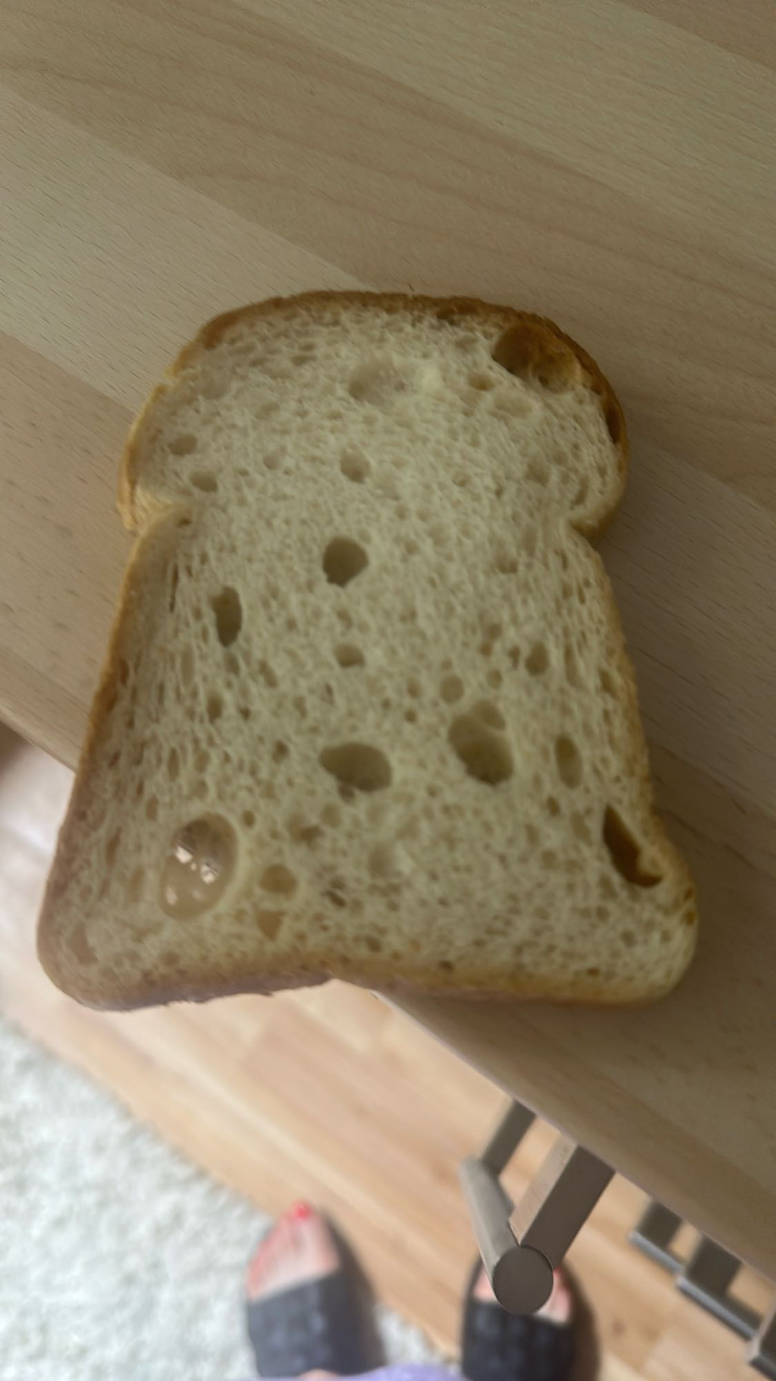 Weißbrotscheibe