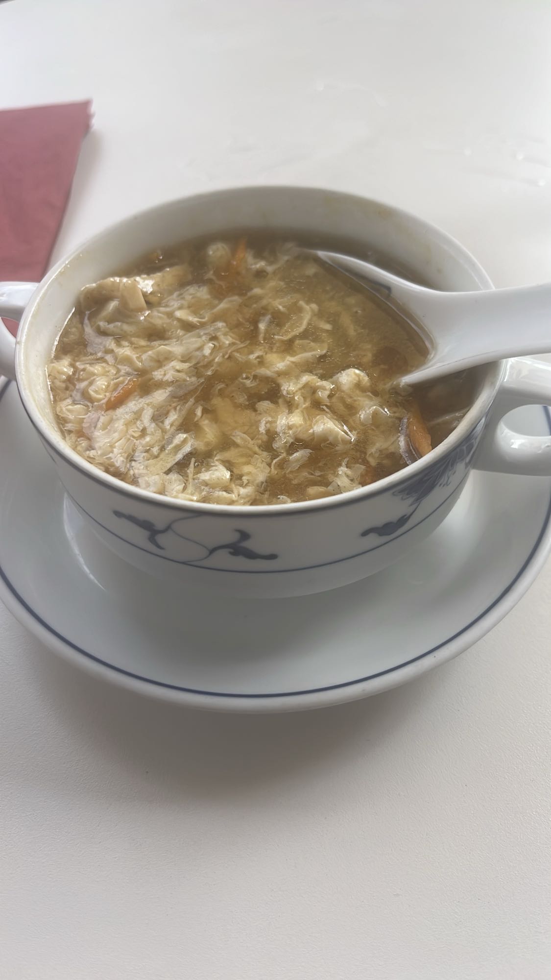 Äggdroppe soppa