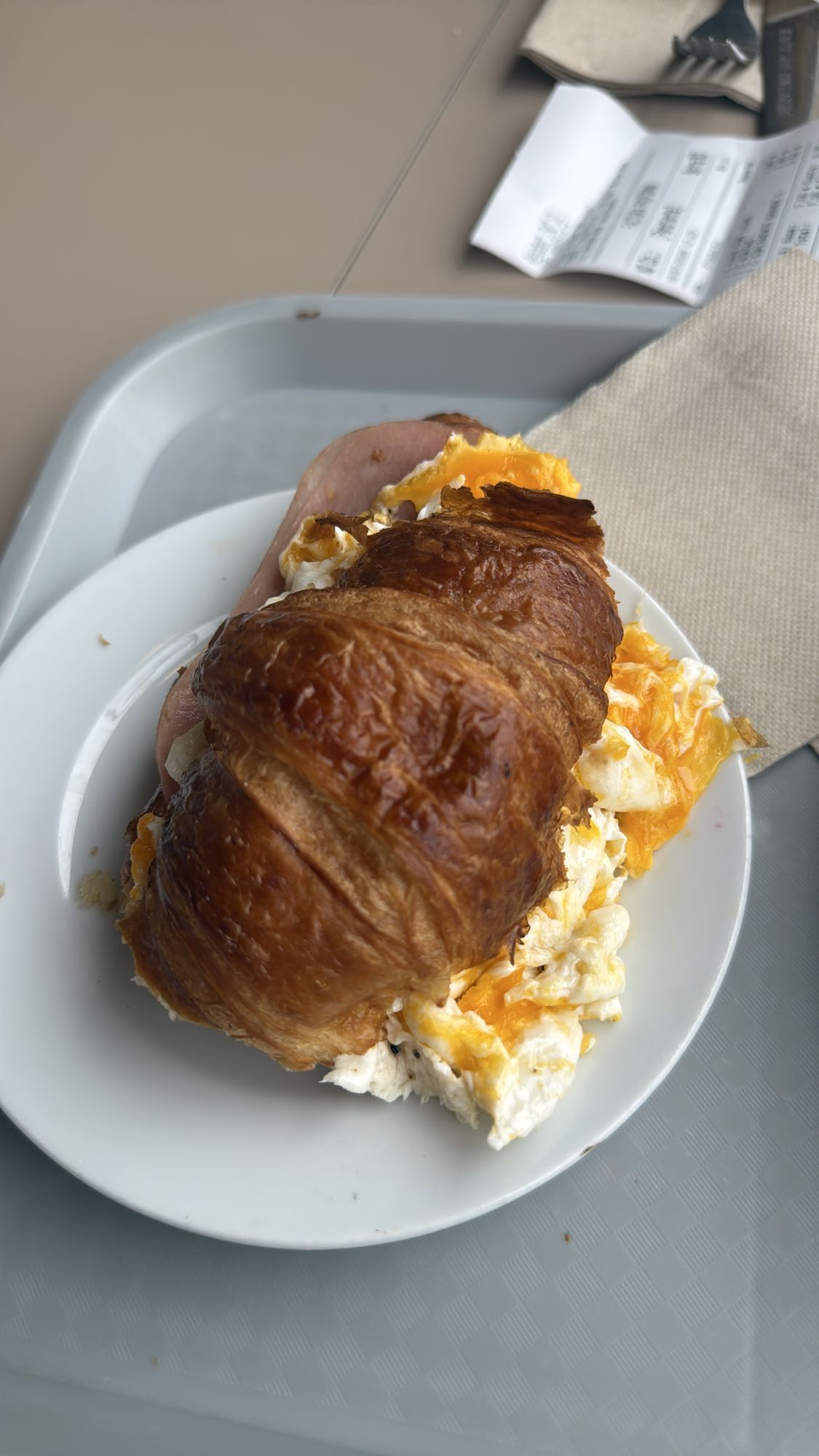 Croissant Egg Ham