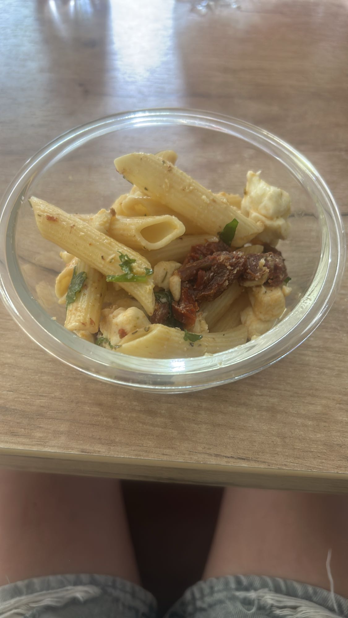Penne mit Huhn